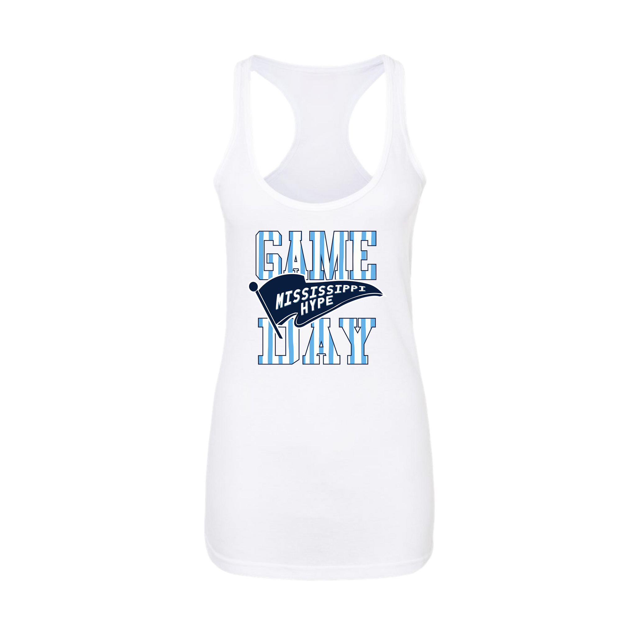 Mississippi Hype Baseball (Robinson)- Women's Tank Top 1 (White)