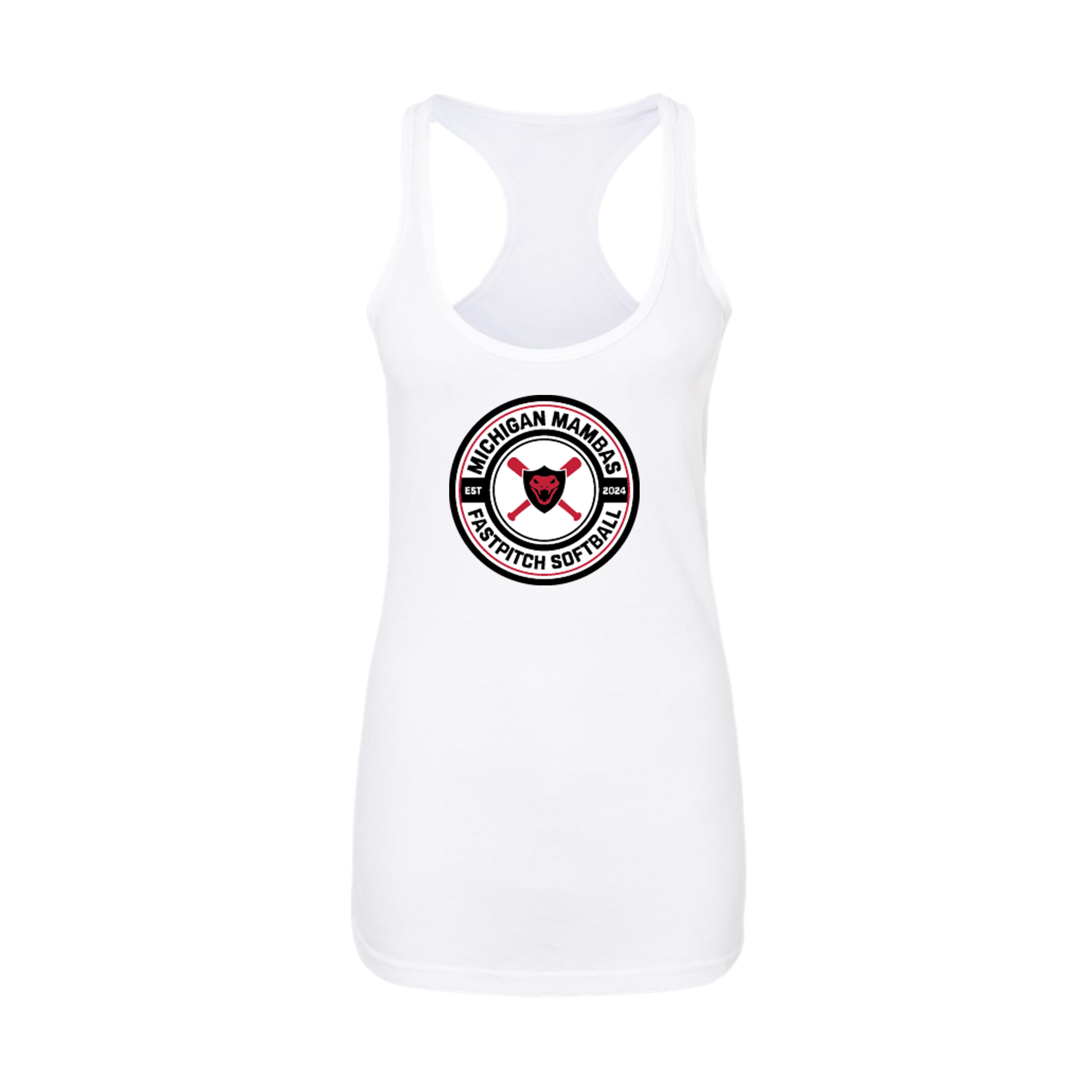 Mambas (Espinoza) Fastpitch 2026- Women's Tank Top 1 (White)