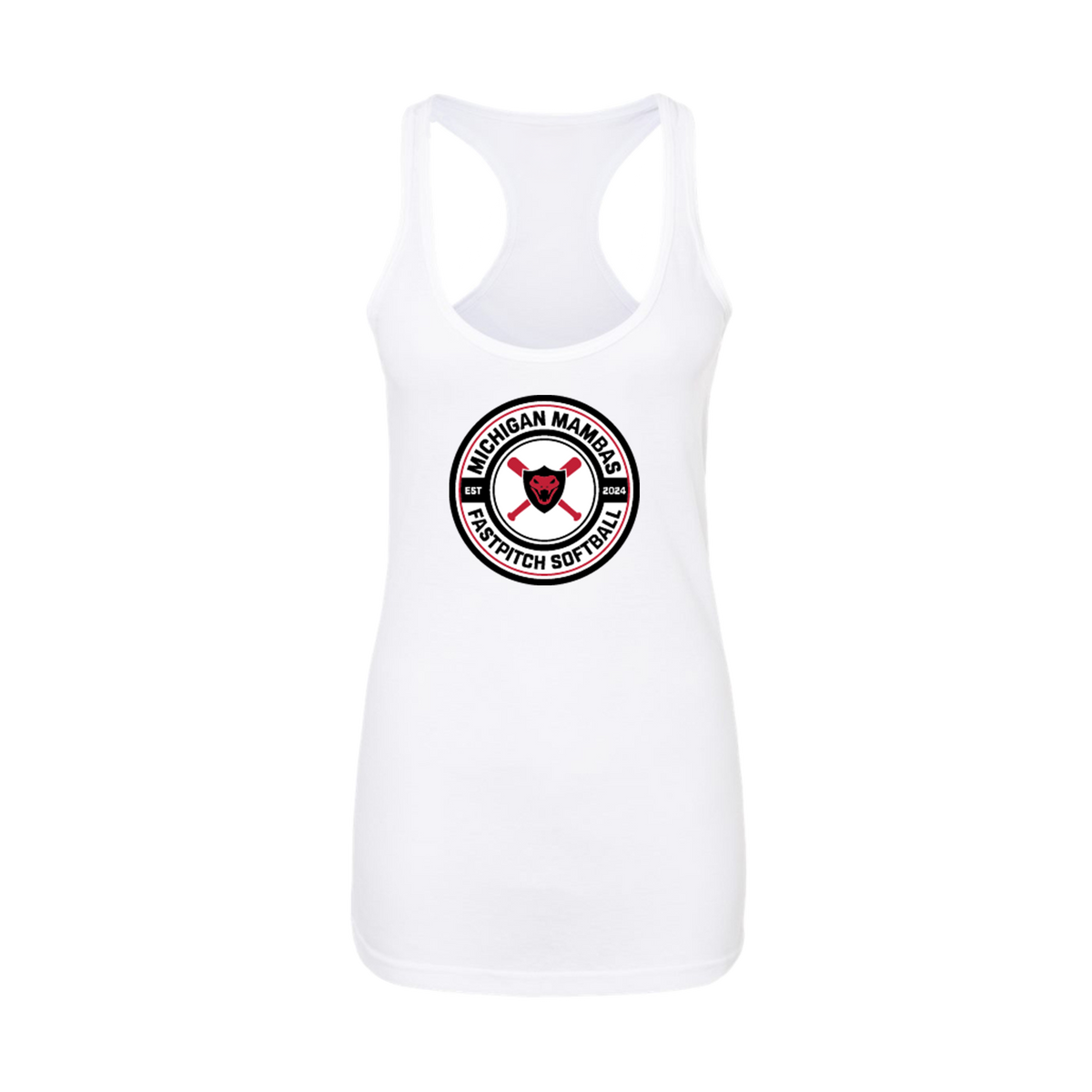 Mambas (Espinoza) Fastpitch 2026- Women's Tank Top 1 (White)