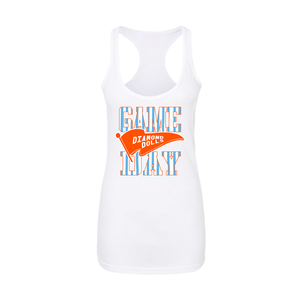 Diamond Dolls (Ozment) Fastpitch- Women's Tank Top 1 (White)