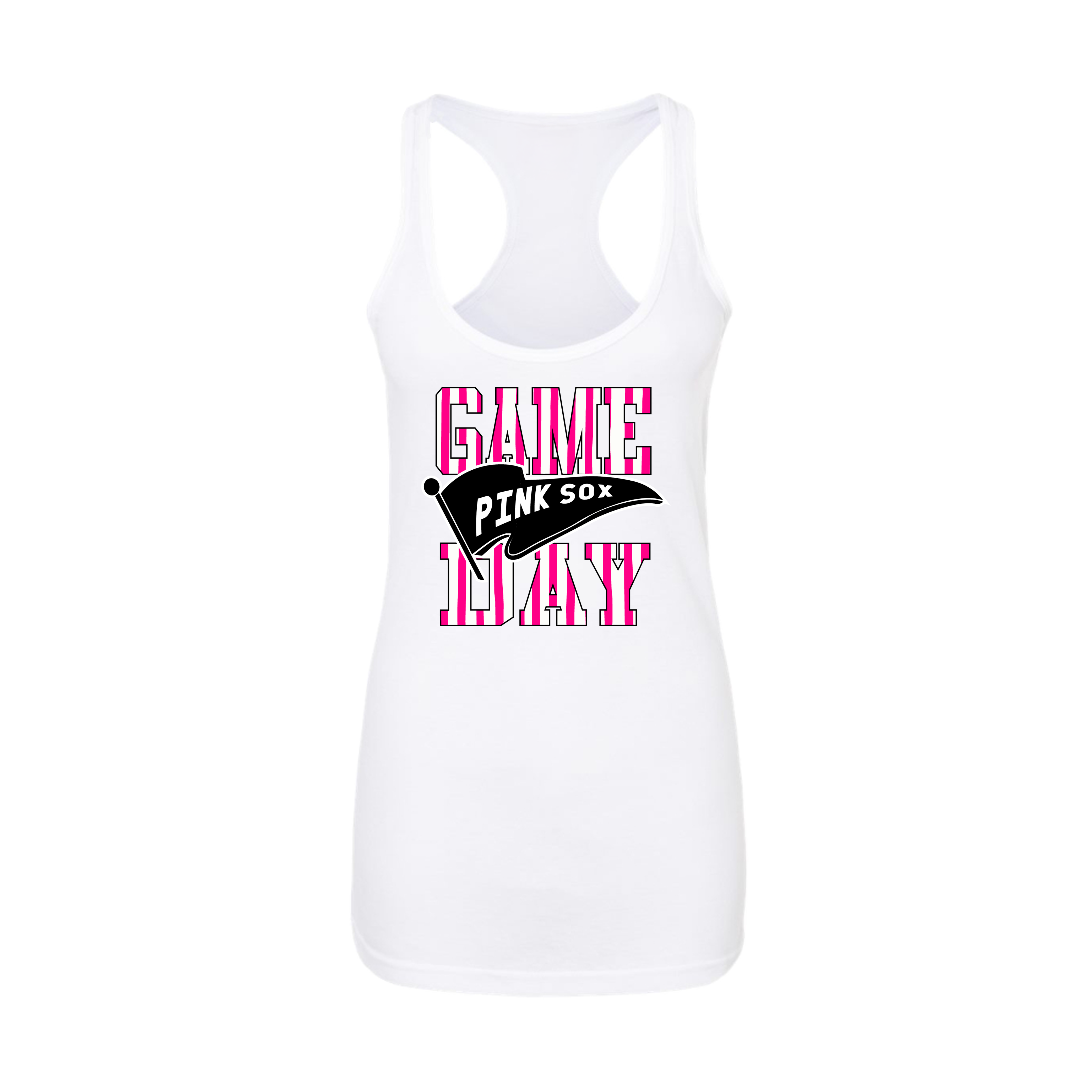 Midwest Pink Sox Fastpitch (Cameron) 2026- Women's Tank Top 1 (White)