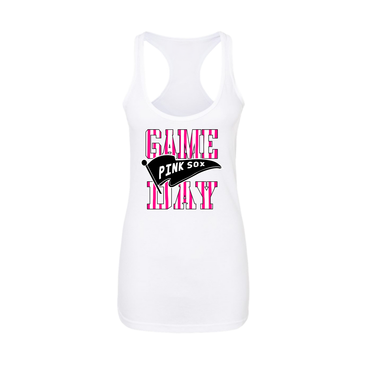 Midwest Pink Sox Fastpitch (Cameron) 2026- Women's Tank Top 1 (White)
