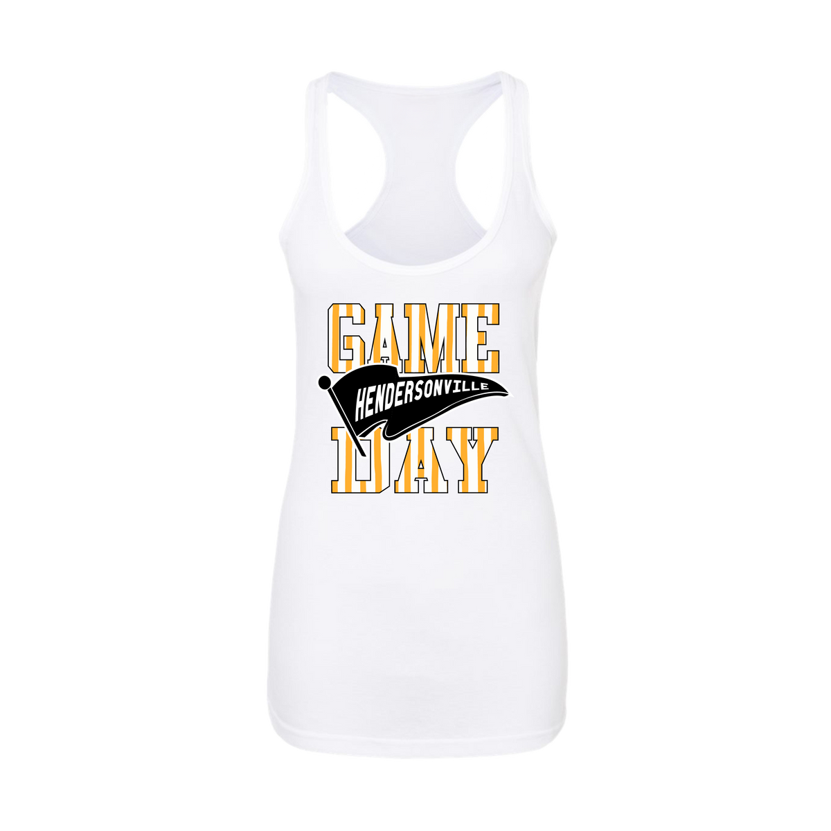 Hendersonville Middle School Fastpitch (Kalamon) 2026- Women's Tank Top 1 (White)