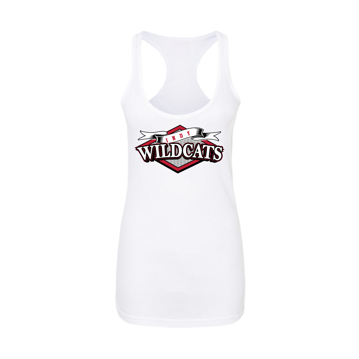 Indy Wildcats Fastpitch (Bean)- Women's Tank Top 1 (White)