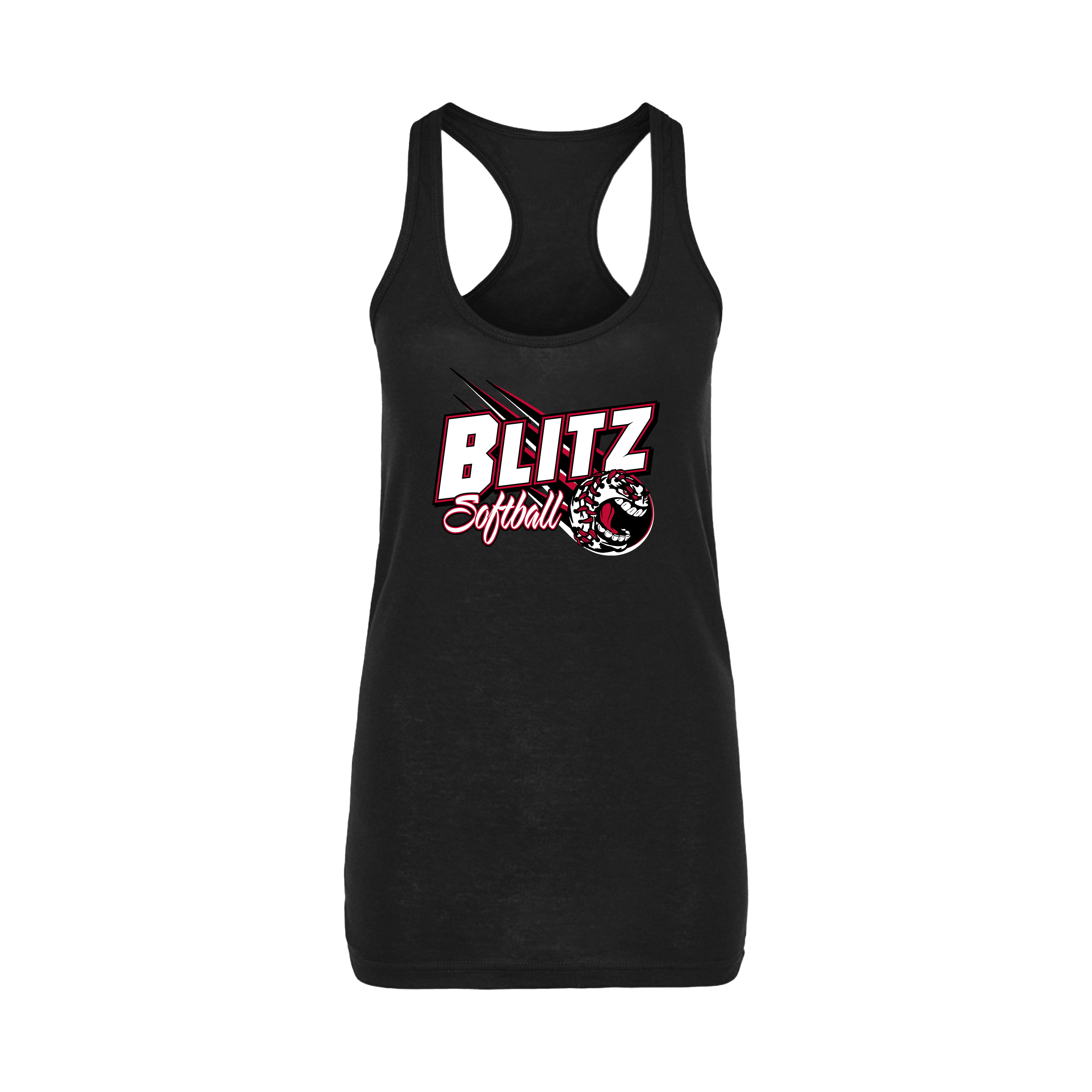 Blitz (Harding) Fastpitch- Women's Tank Top 2 (Black)