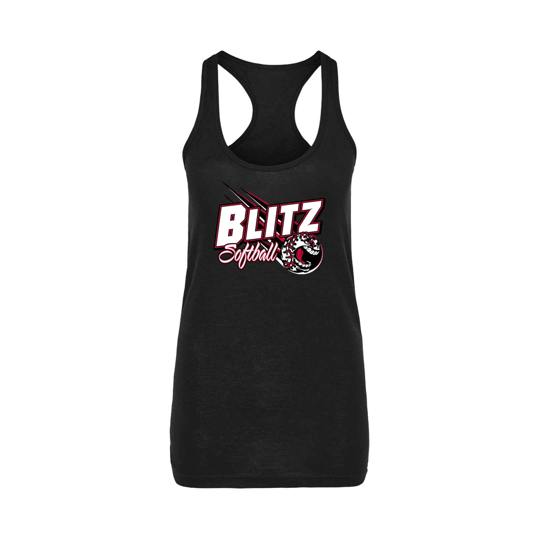 Blitz (Harding) Fastpitch- Women's Tank Top 2 (Black)