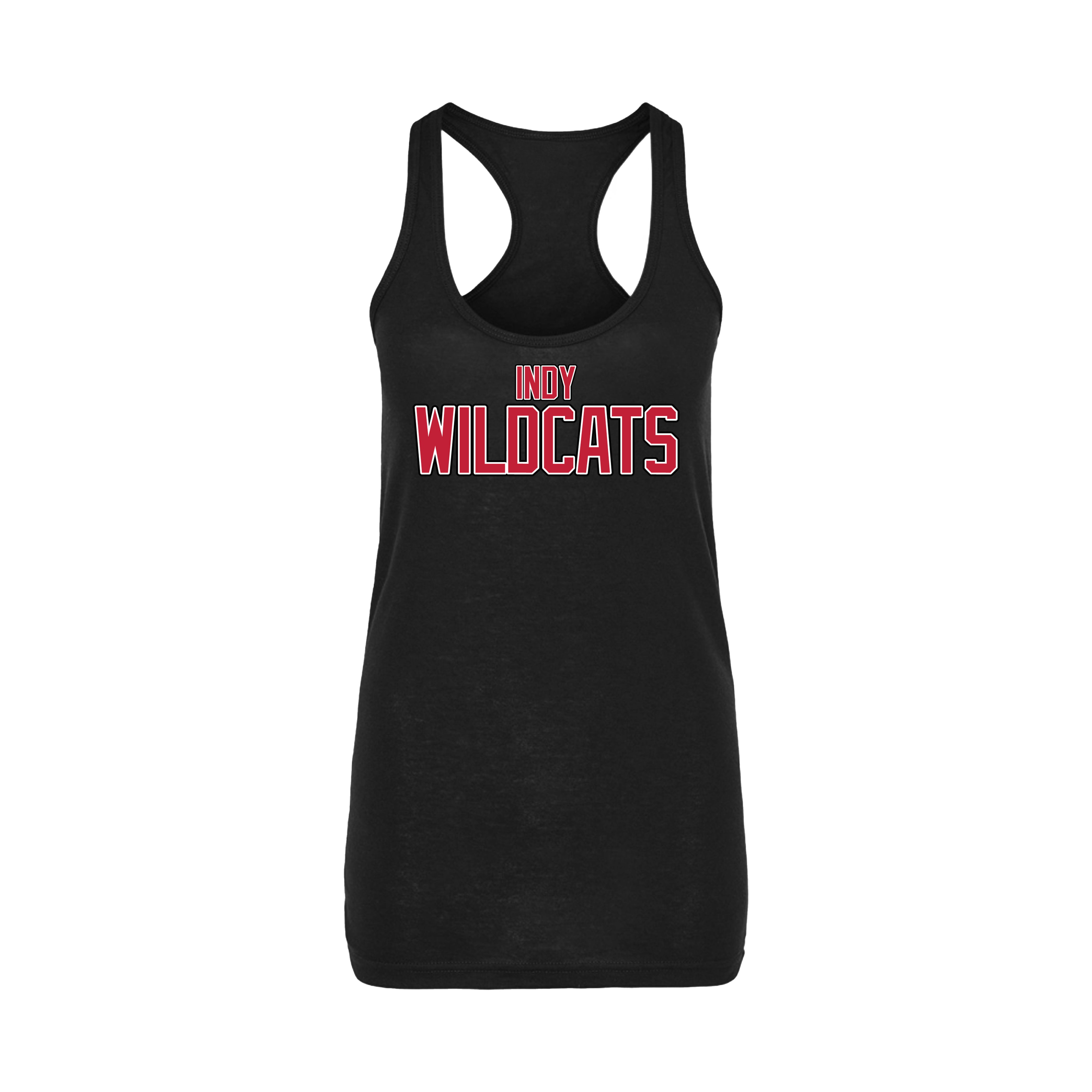 Indy Wildcats Fastpitch (Bean)- Women's Tank Top 2 (Black)