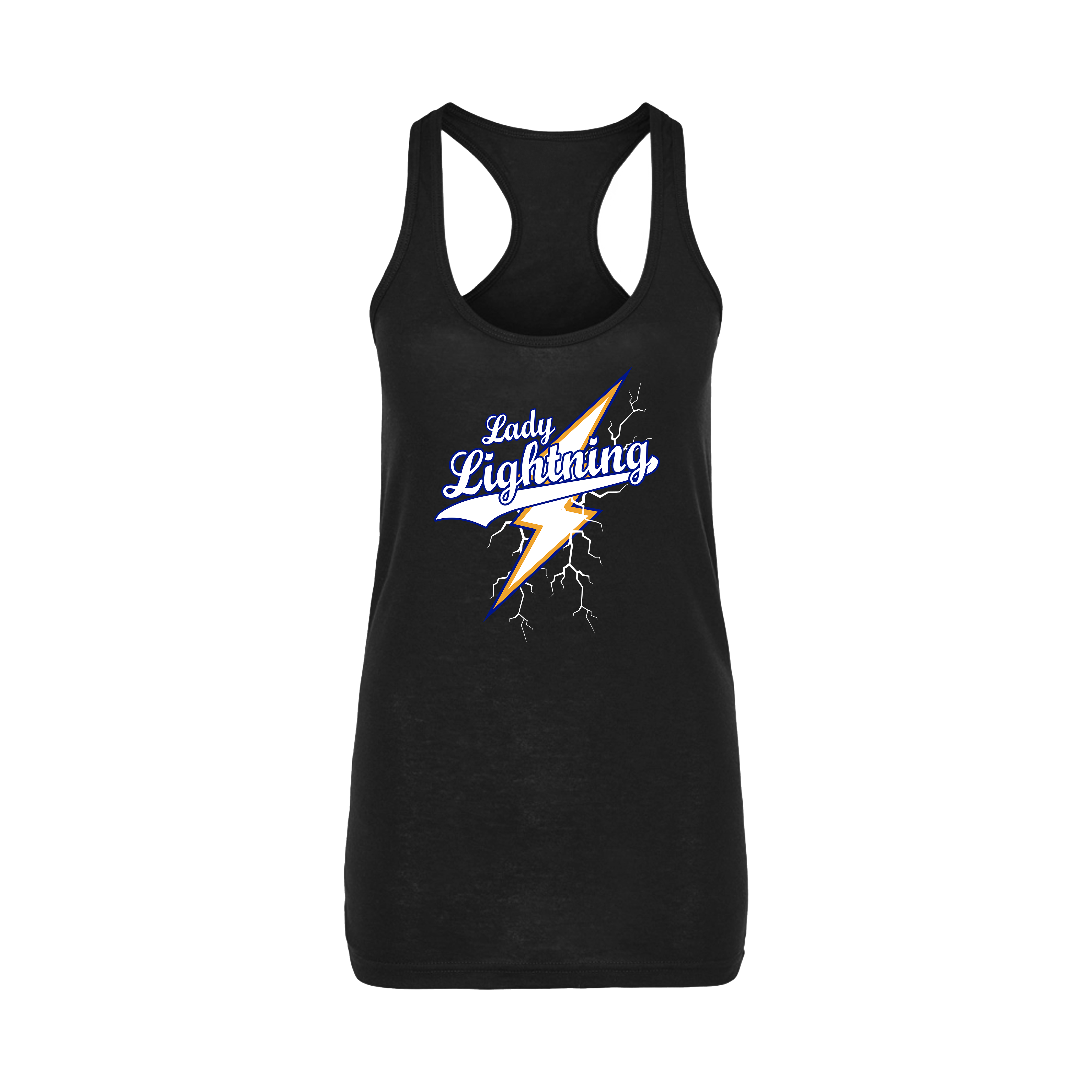 Lady Lightning Fastpitch (Vernon)- Women's Tank Top 2 (Black)