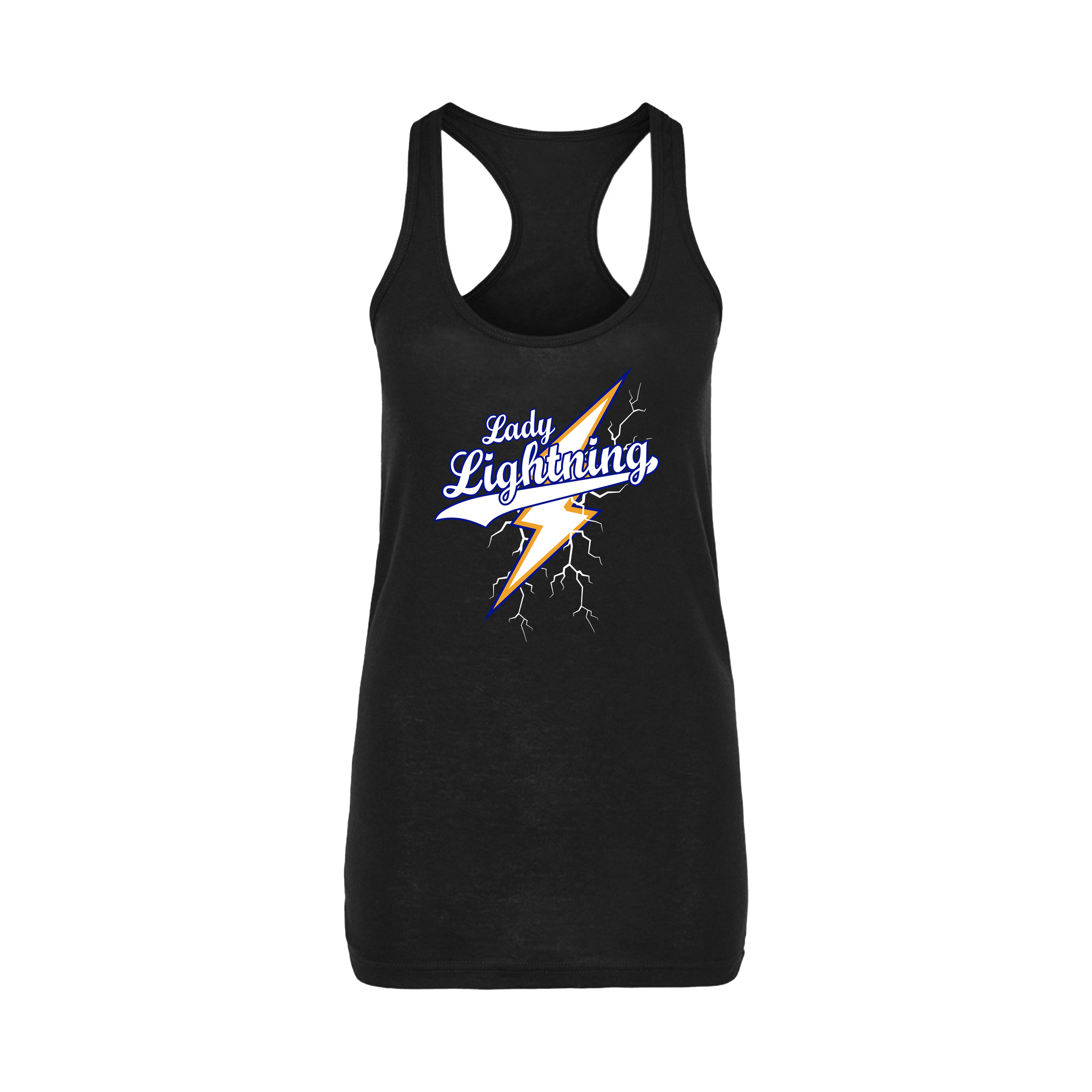 Lady Lightning Fastpitch (Vernon)- Women's Tank Top 2 (Black)