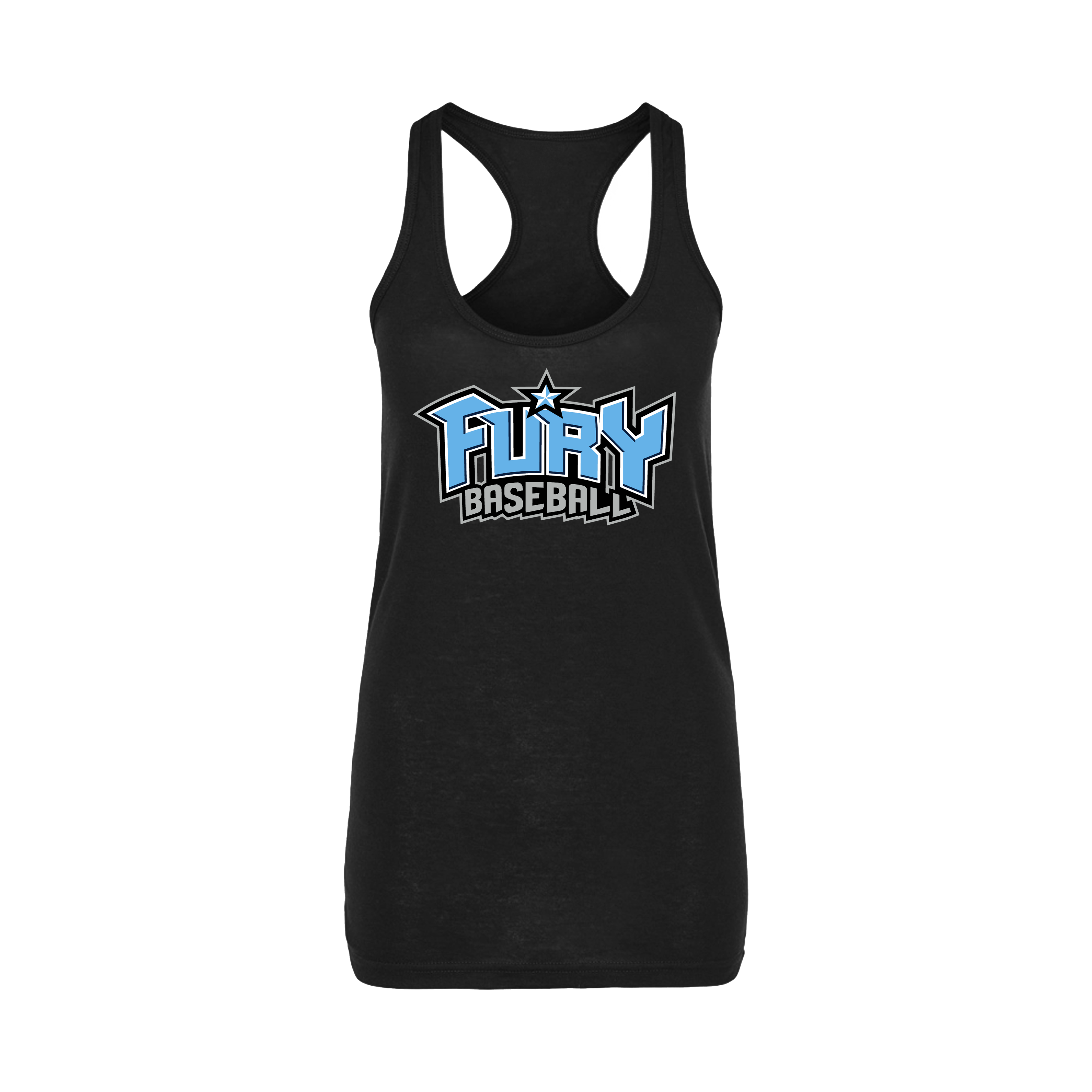 TP FURY (Tasker) Baseball- Women's Tank Top 2 (Black)