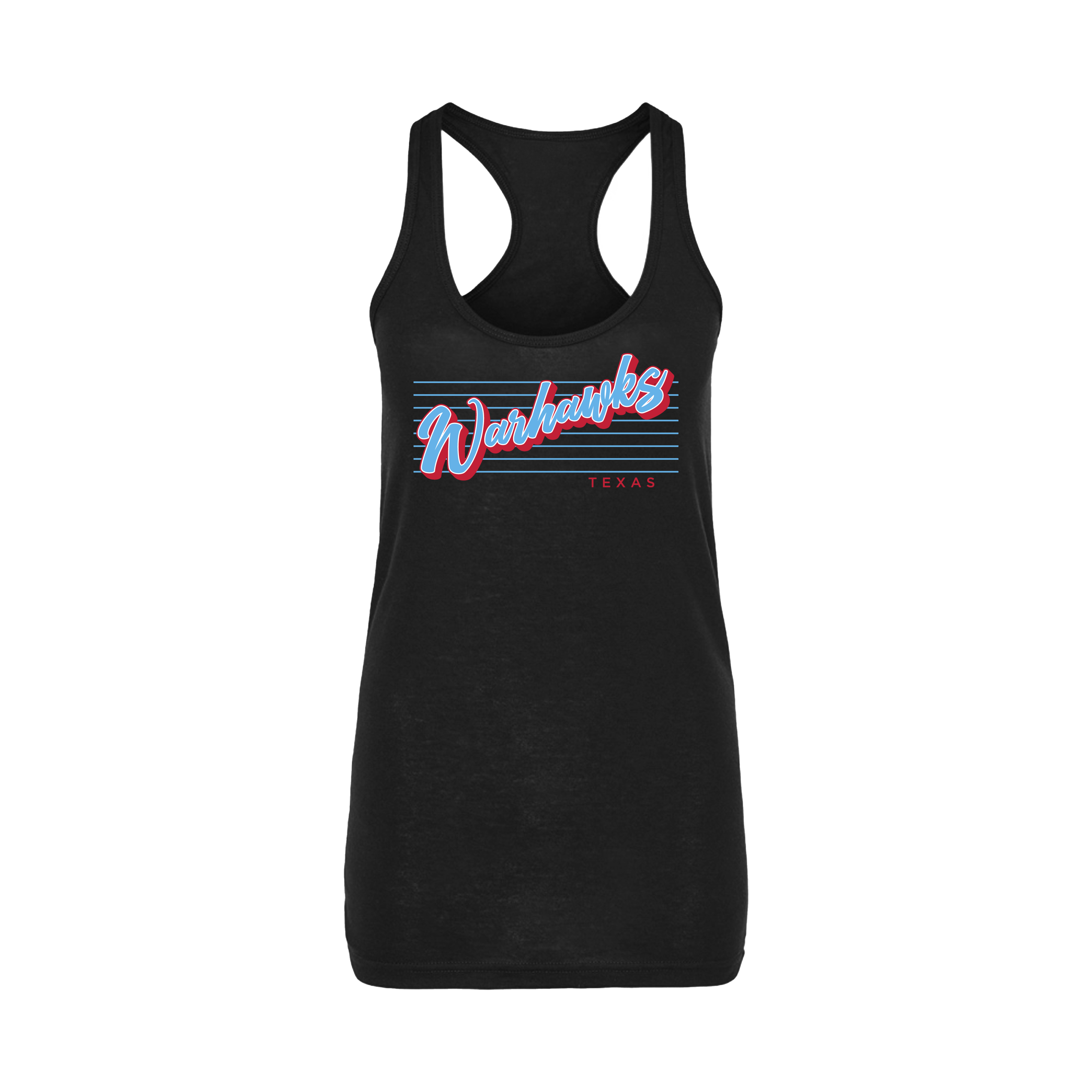 Texas Warhawks (Kent) Baseball- Women's Tank Top 2 (Black)