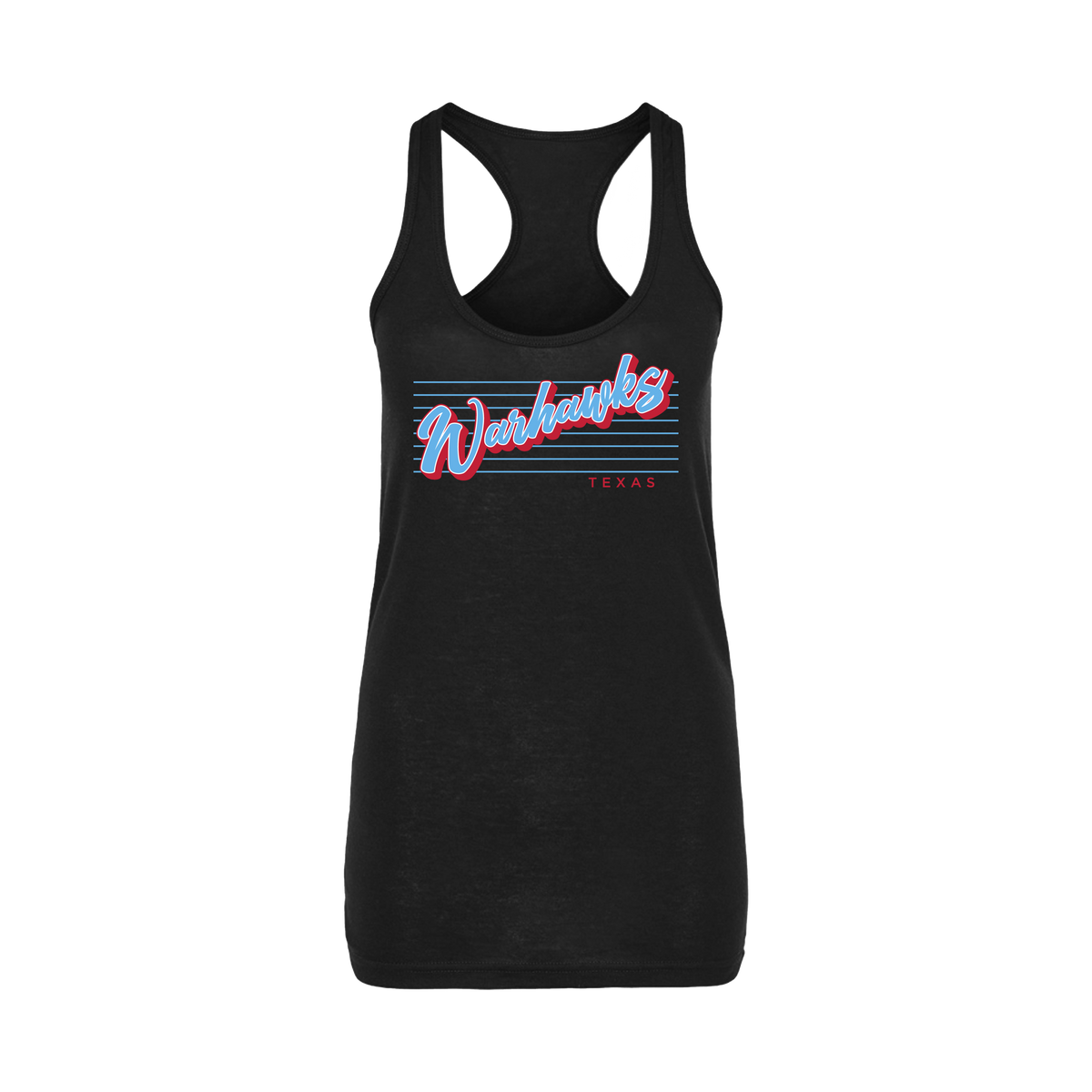 Texas Warhawks (Kent) Baseball- Women's Tank Top 2 (Black)