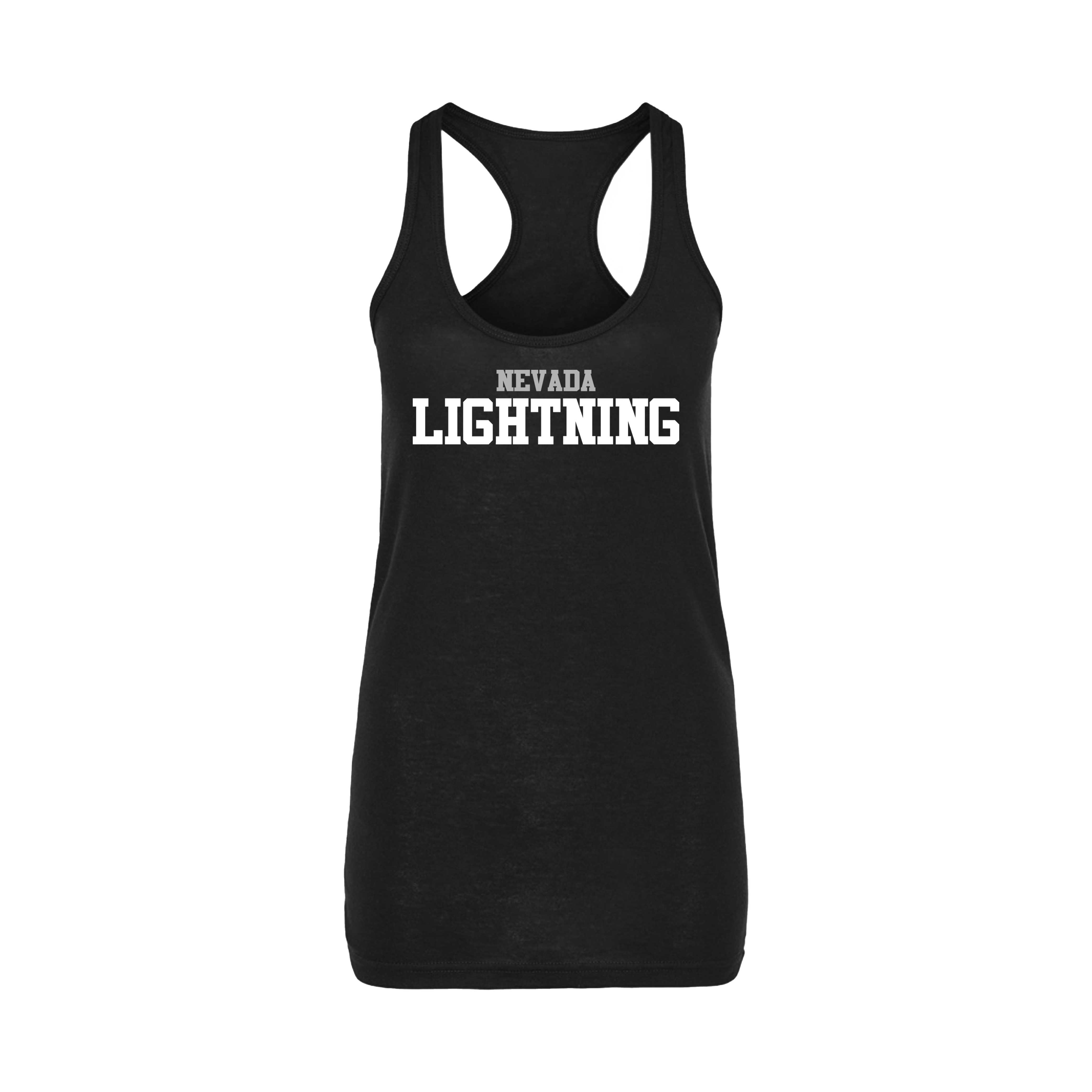 NV Lightning Fastpitch (Snow) 2026- Women's Tank Top 2 (Black)
