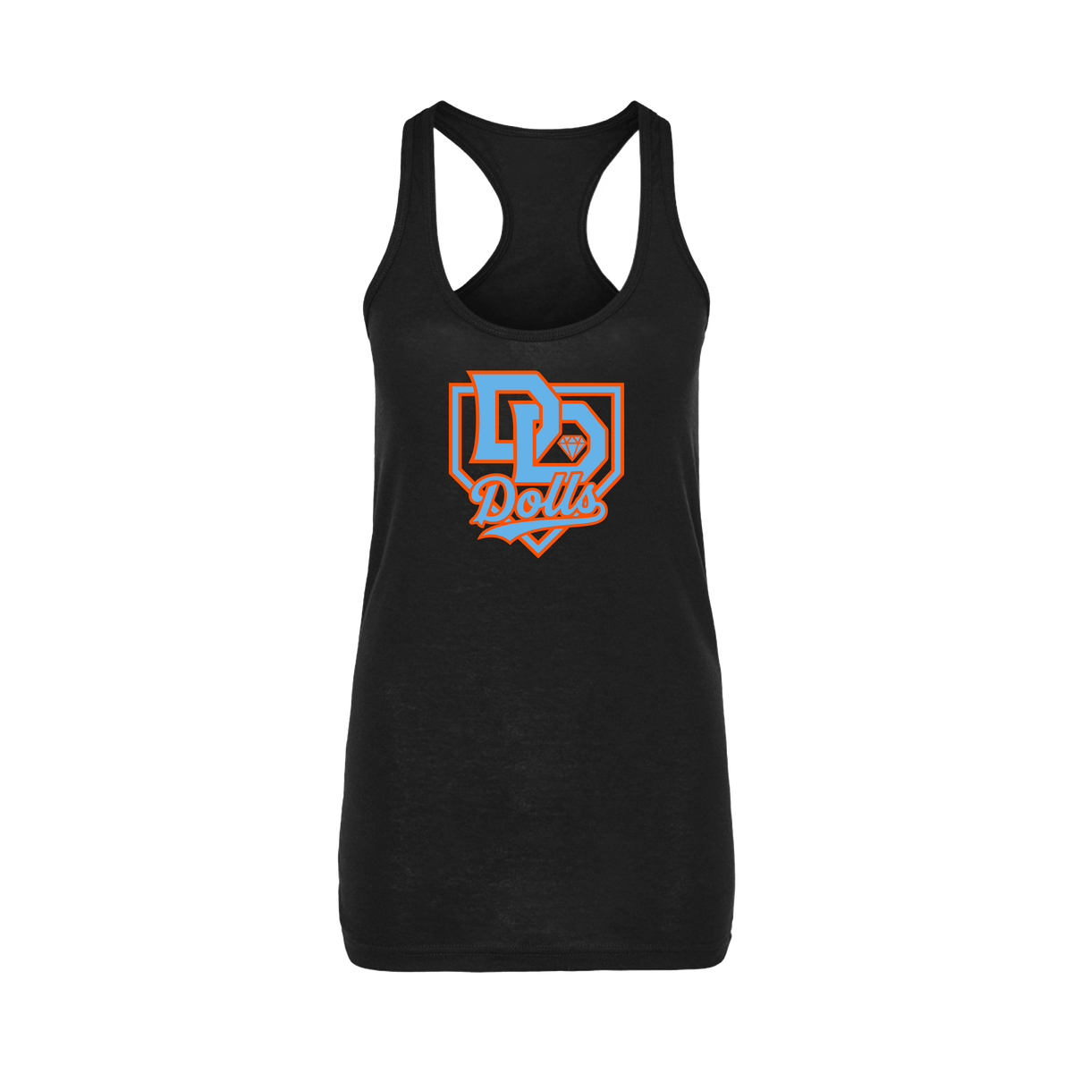 Diamond Dolls (Ozment) Fastpitch- Women's Tank Top 2 (Black)