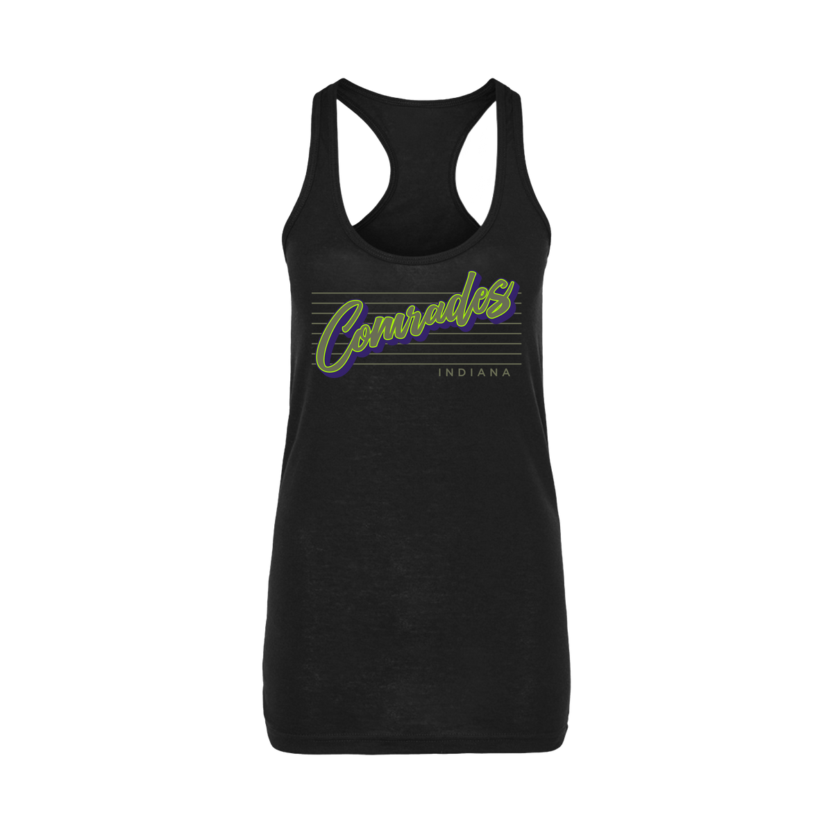 Indiana Comrades Fastpitch (Flory)- Women's Tank Top 2 (Black)