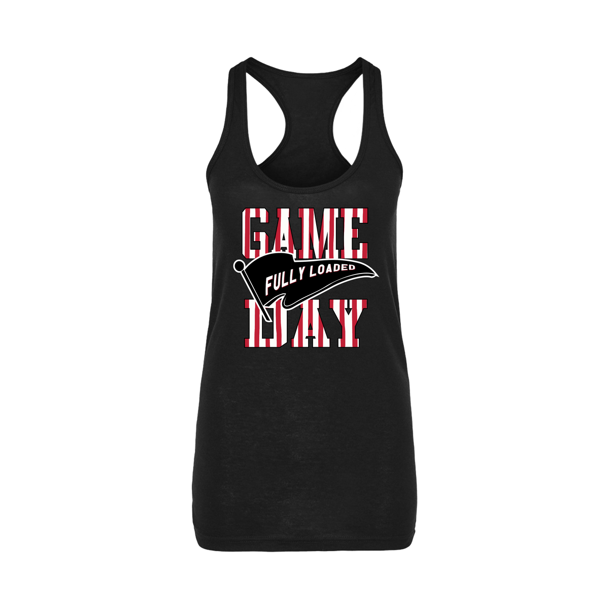 Fully Loaded Fastpitch (Turner)- Women's Tank Top 2 (Black)