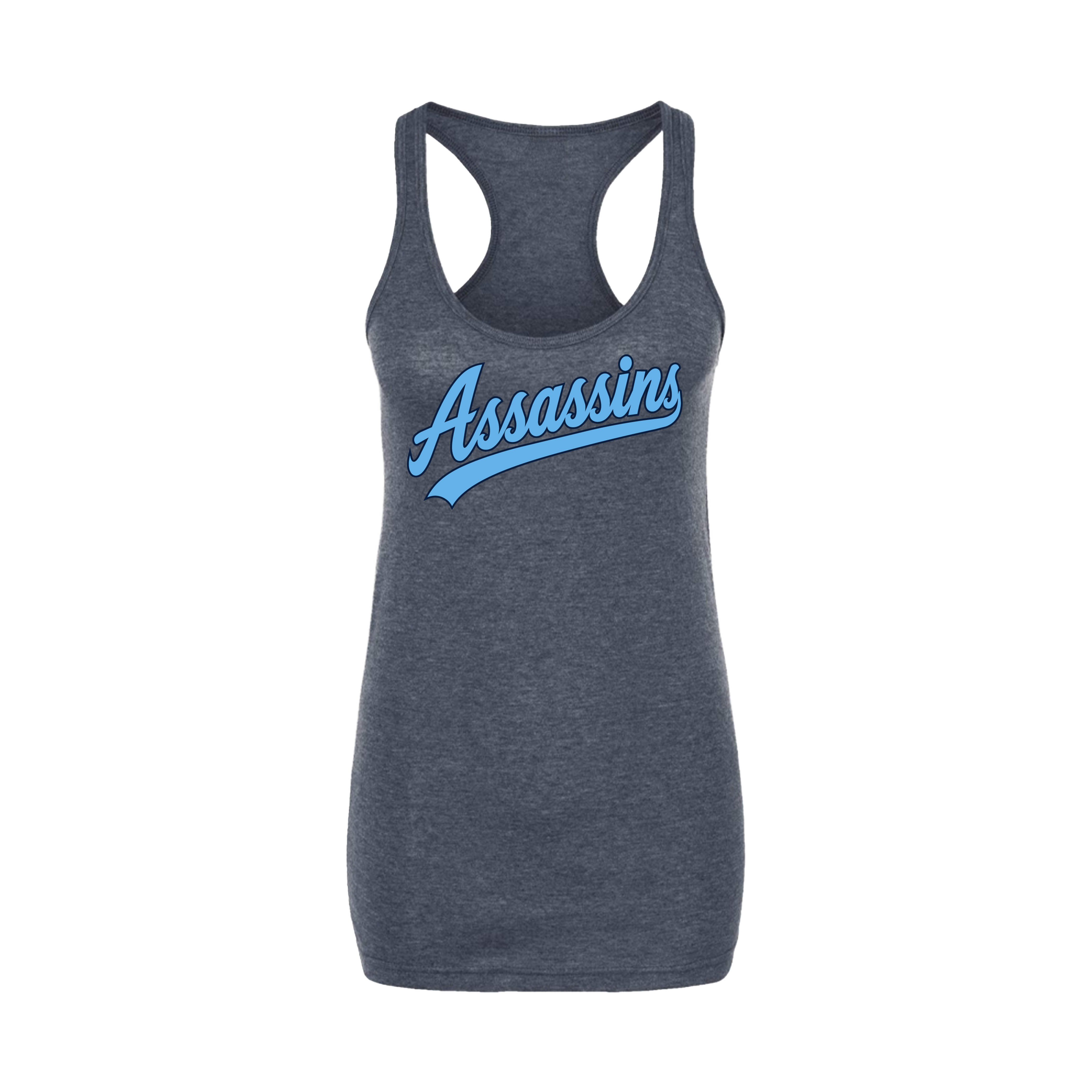 Assassins (Keller) Fastpitch- Women's Tank Top 2 (Heather Navy)