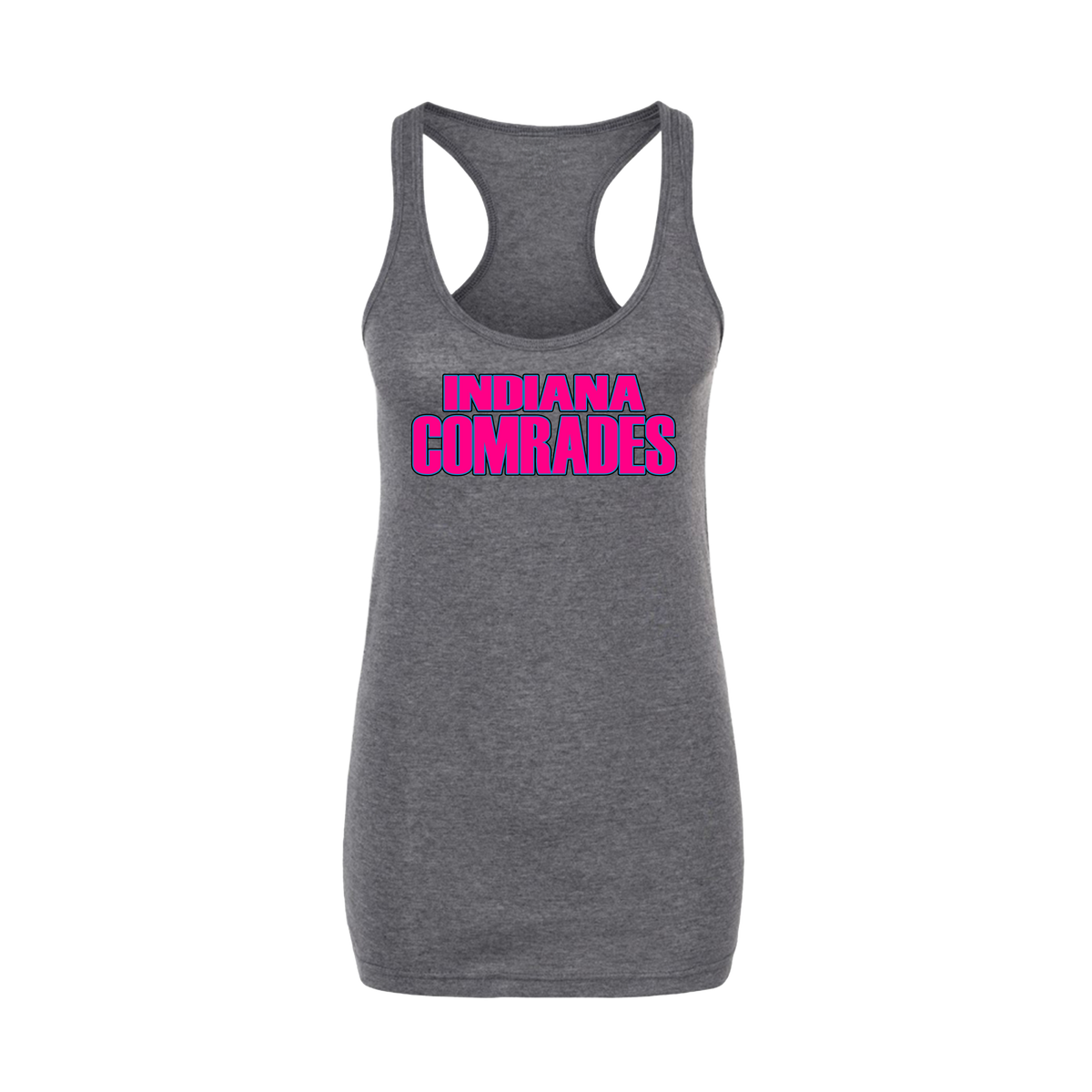 Indiana Comrades Fastpitch (Flory)- Women's Tank Top 3 (Heather Charcoal)