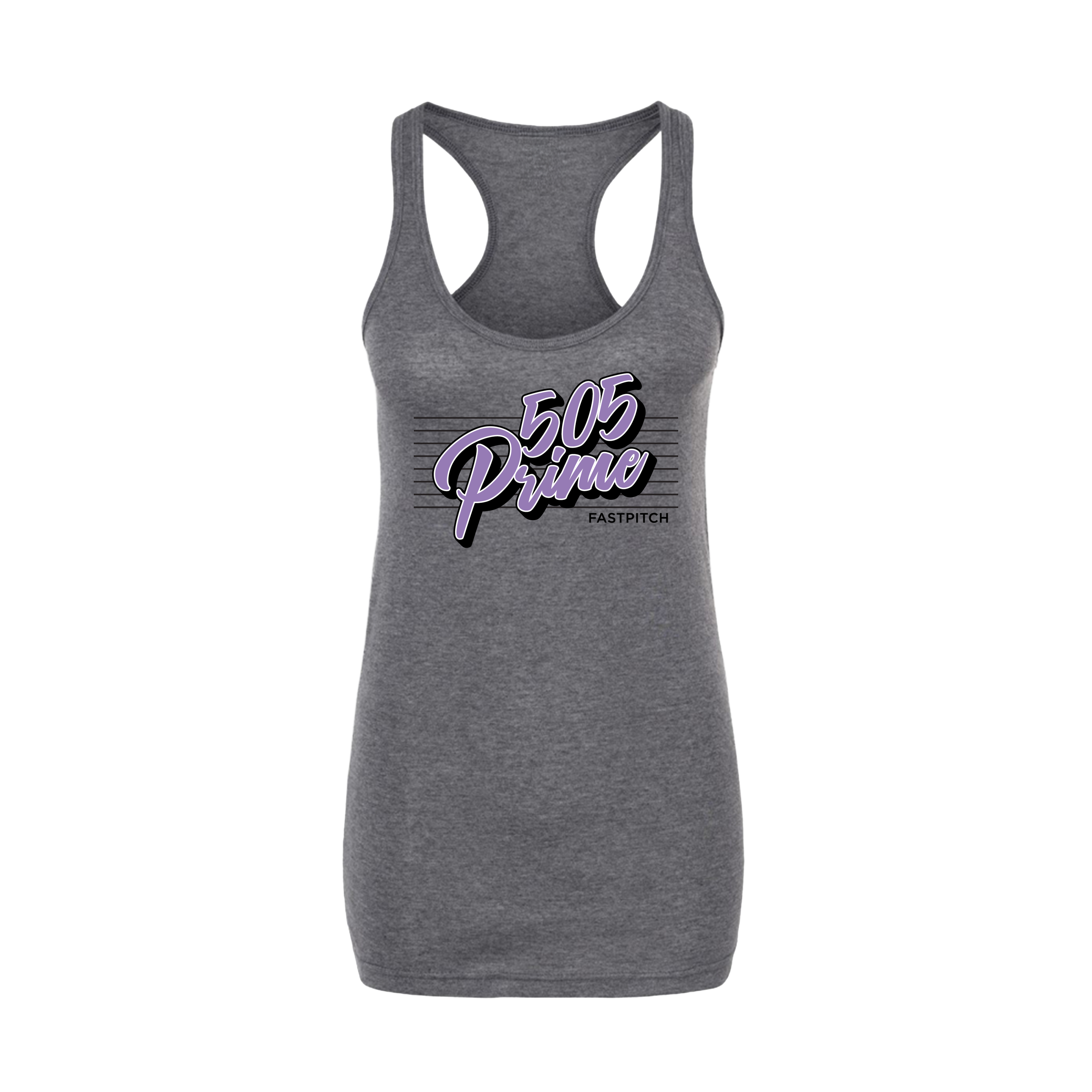 505 Prime (Ortiz) Fastpitch- Women's Tank Top 3 (Heather Charcoal)