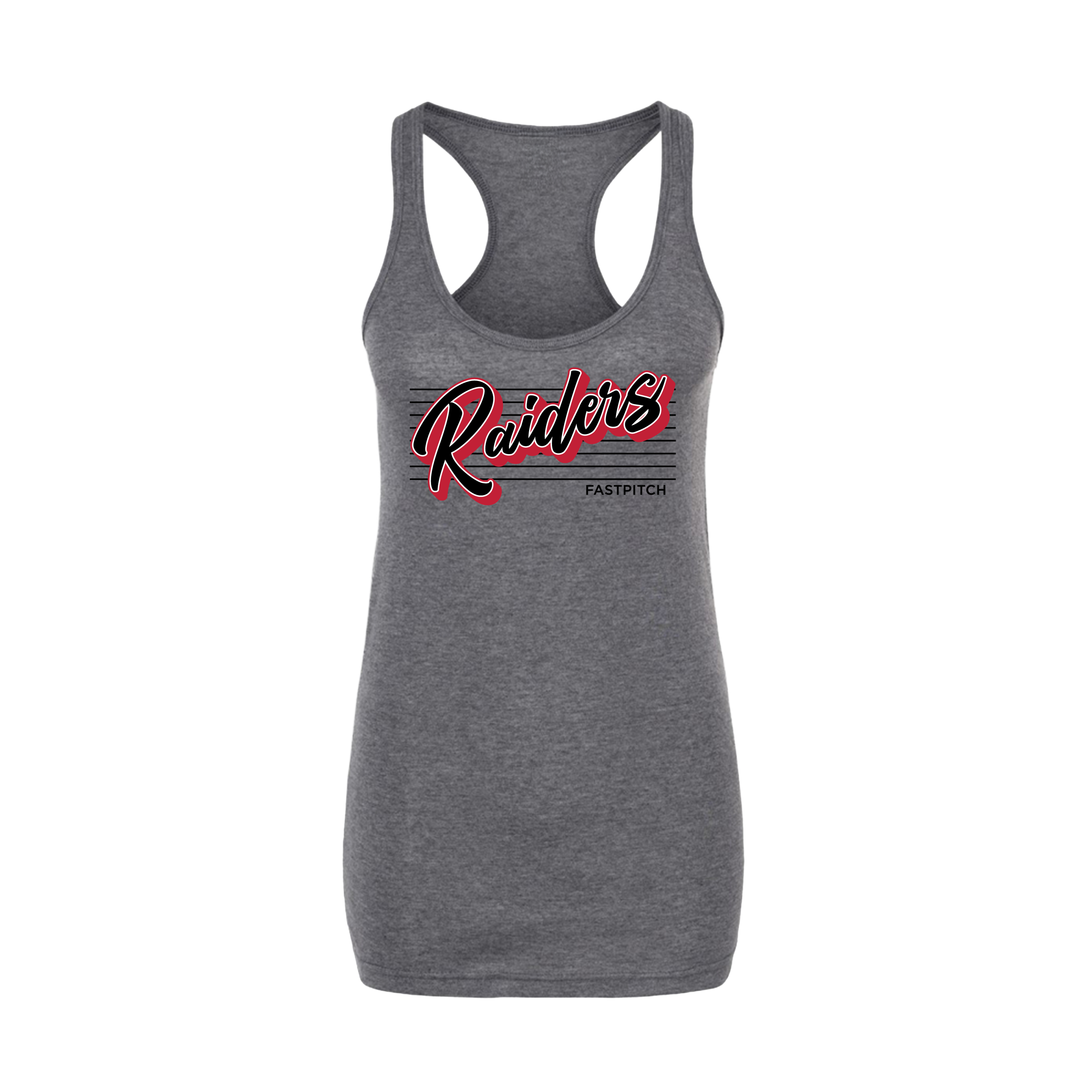 Red Raiders (Izral)- Women's Tank Top 3 (Heather Charcoal)