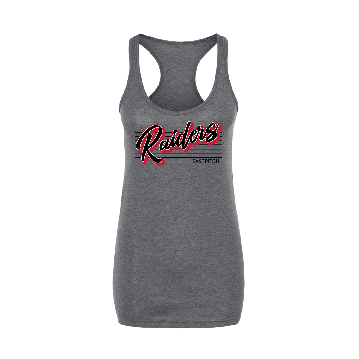 Red Raiders (Izral)- Women's Tank Top 3 (Heather Charcoal)