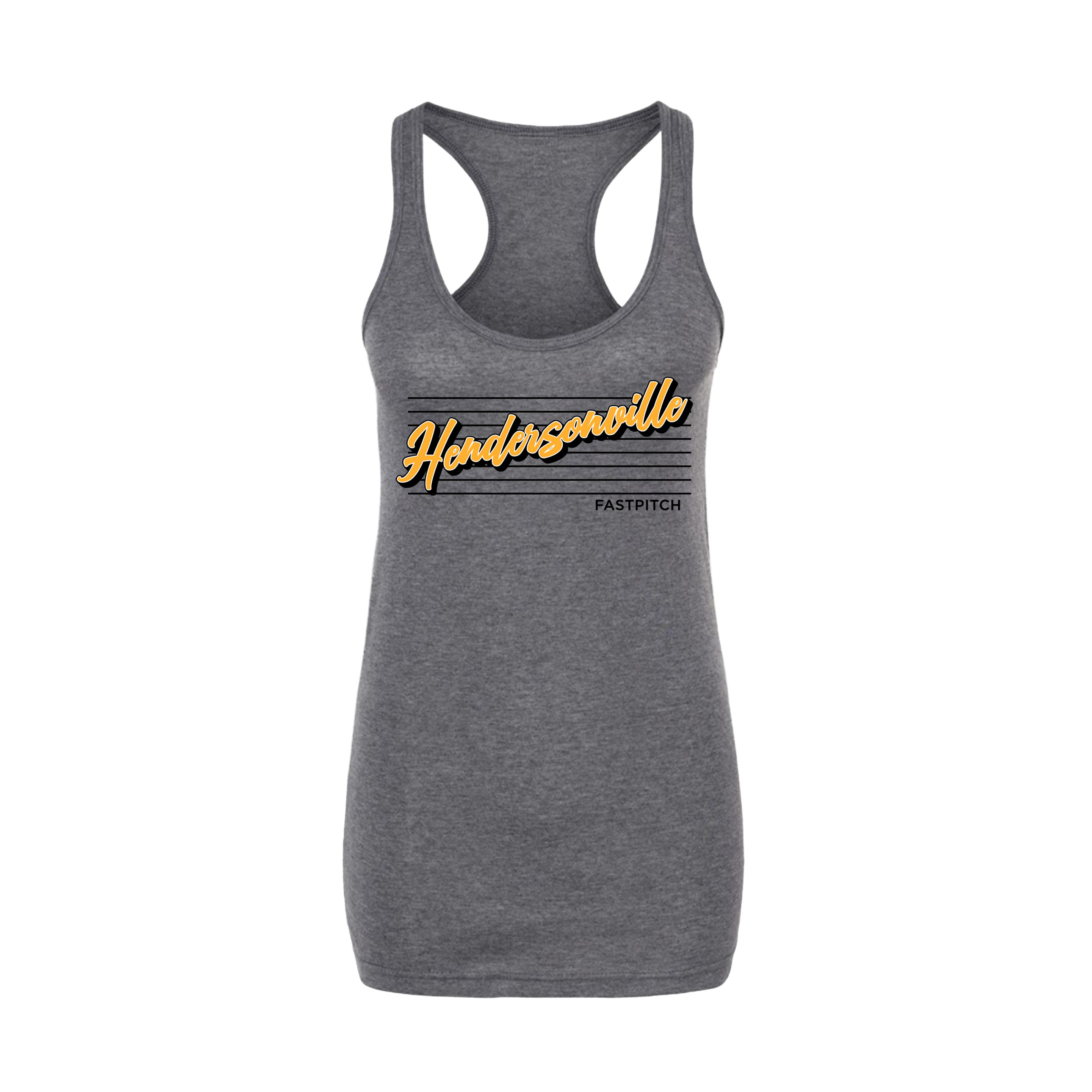 Hendersonville Middle School Fastpitch (Kalamon) 2026- Women's Tank Top 3 (Charcoal)