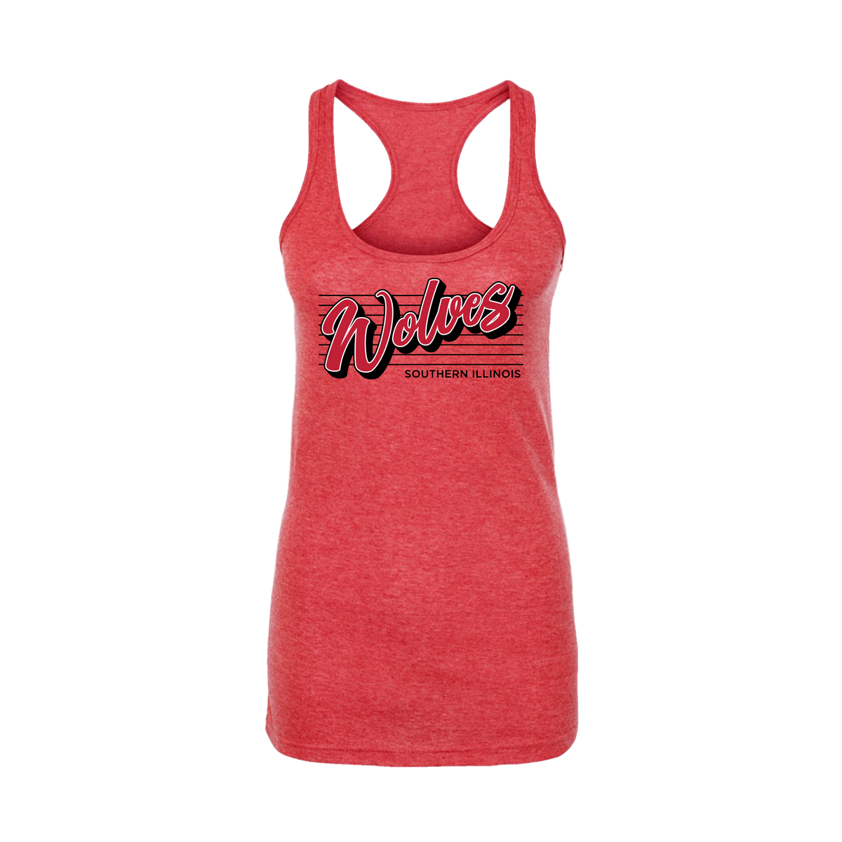 Southern Illinois Wolves (Mahan) Baseball 2026- Women's Tank Top 3 (Heather Red)