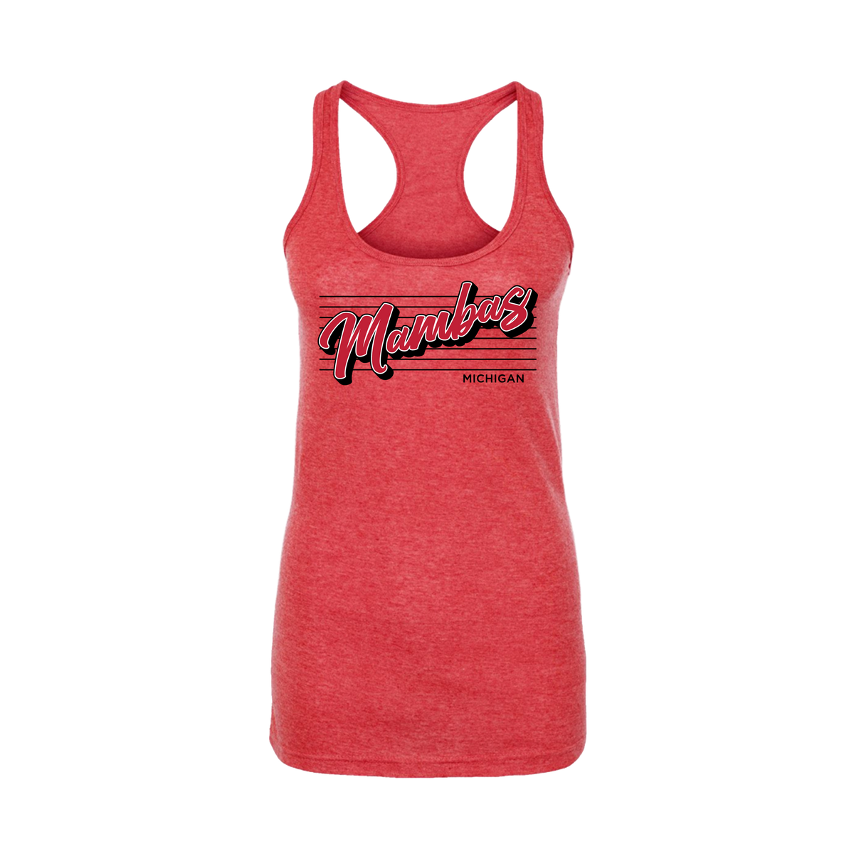 Mambas (Espinoza) Fastpitch 2026- Women's Tank Top 3 (Heather Red)