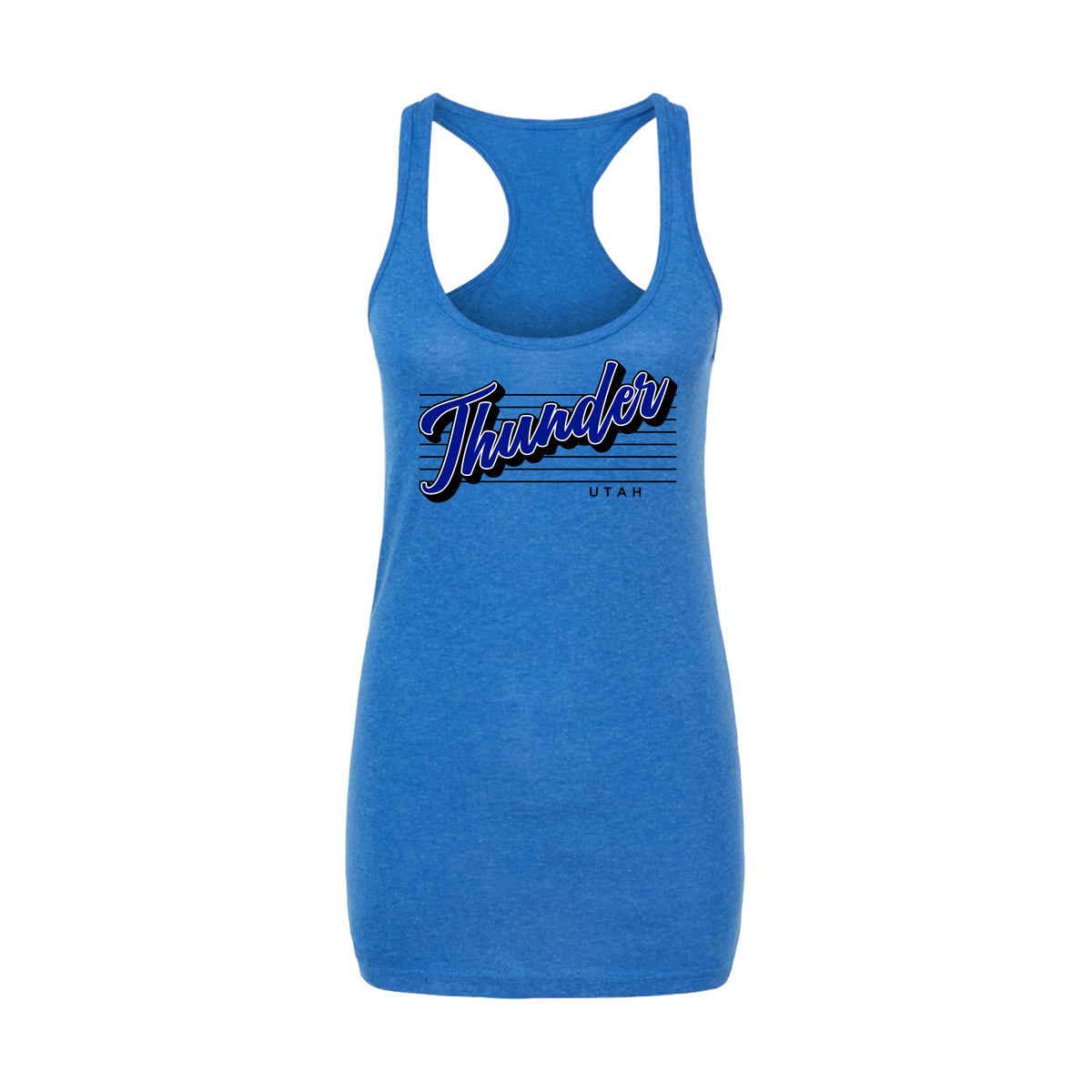 Thunder (Gee) Fastpitch- Women's Tank Top 3 (Heather Royal Blue)