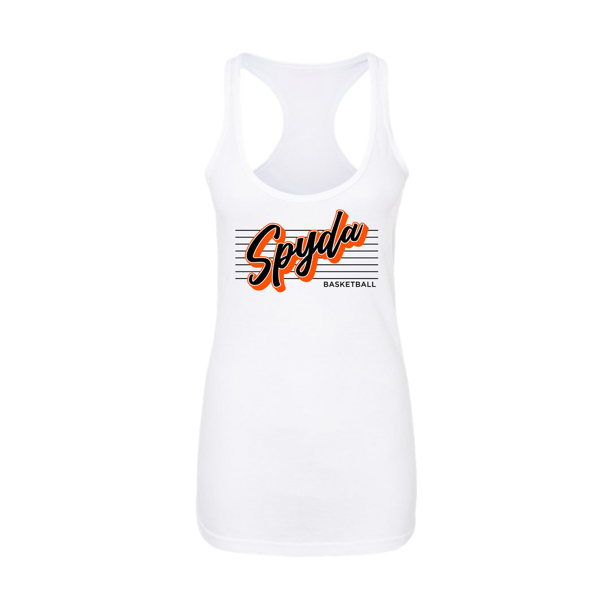 Spyda Basketball (Lopez)- Women's Tank Top 3 (White)