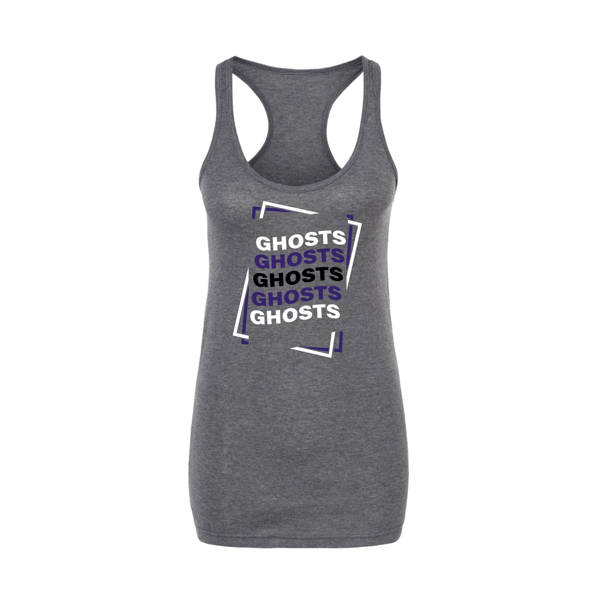 Lexington Ghosts Fastpitch (Gilbert) 2026- Women's Tank Top 4 (Heather Charcoal)