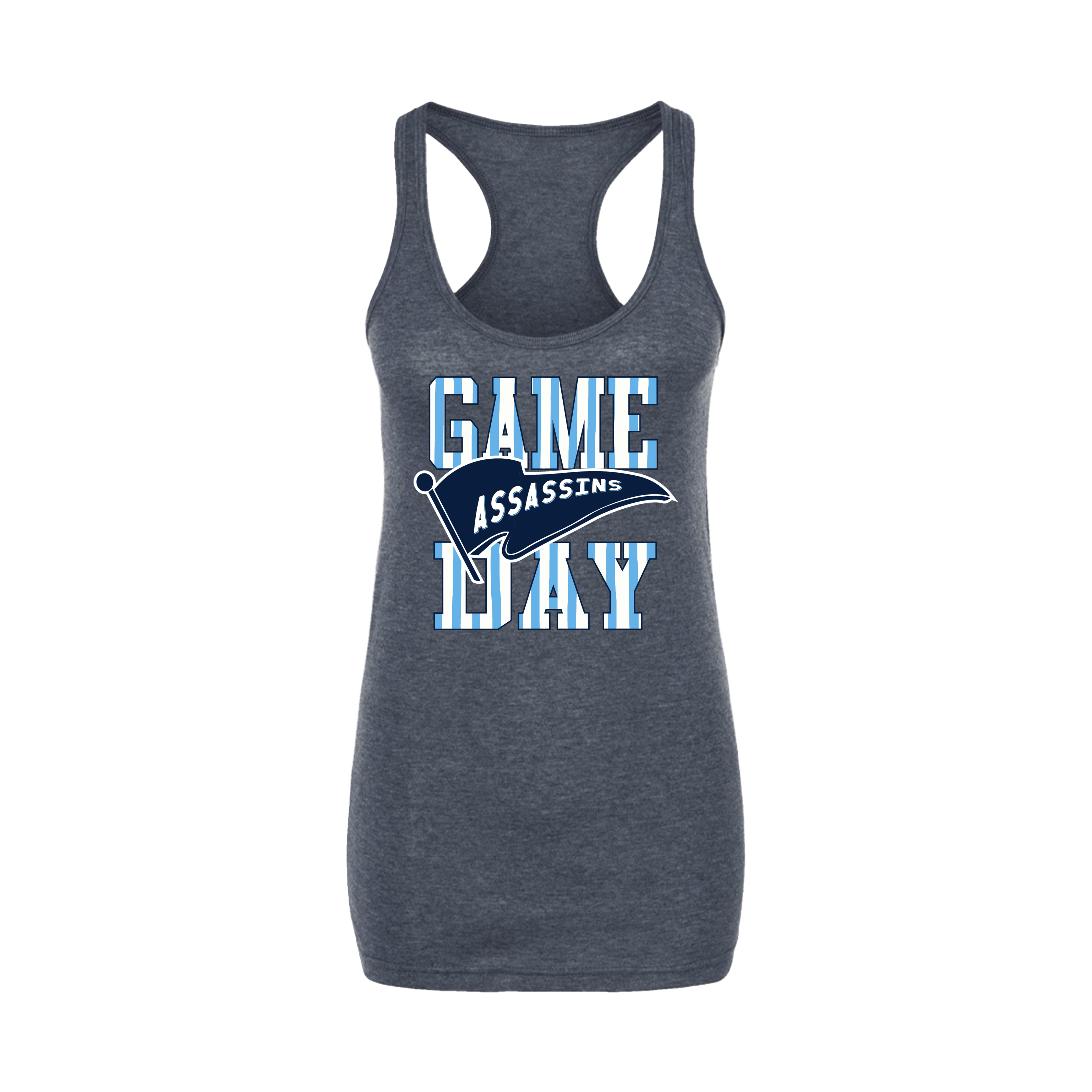 Assassins (Keller) Fastpitch- Women's Tank Top 4 (Heather Navy)
