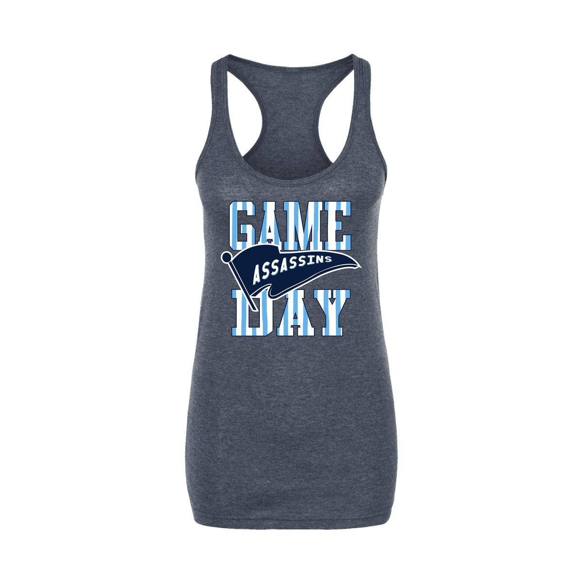 Assassins (Keller) Fastpitch- Women's Tank Top 4 (Heather Navy)