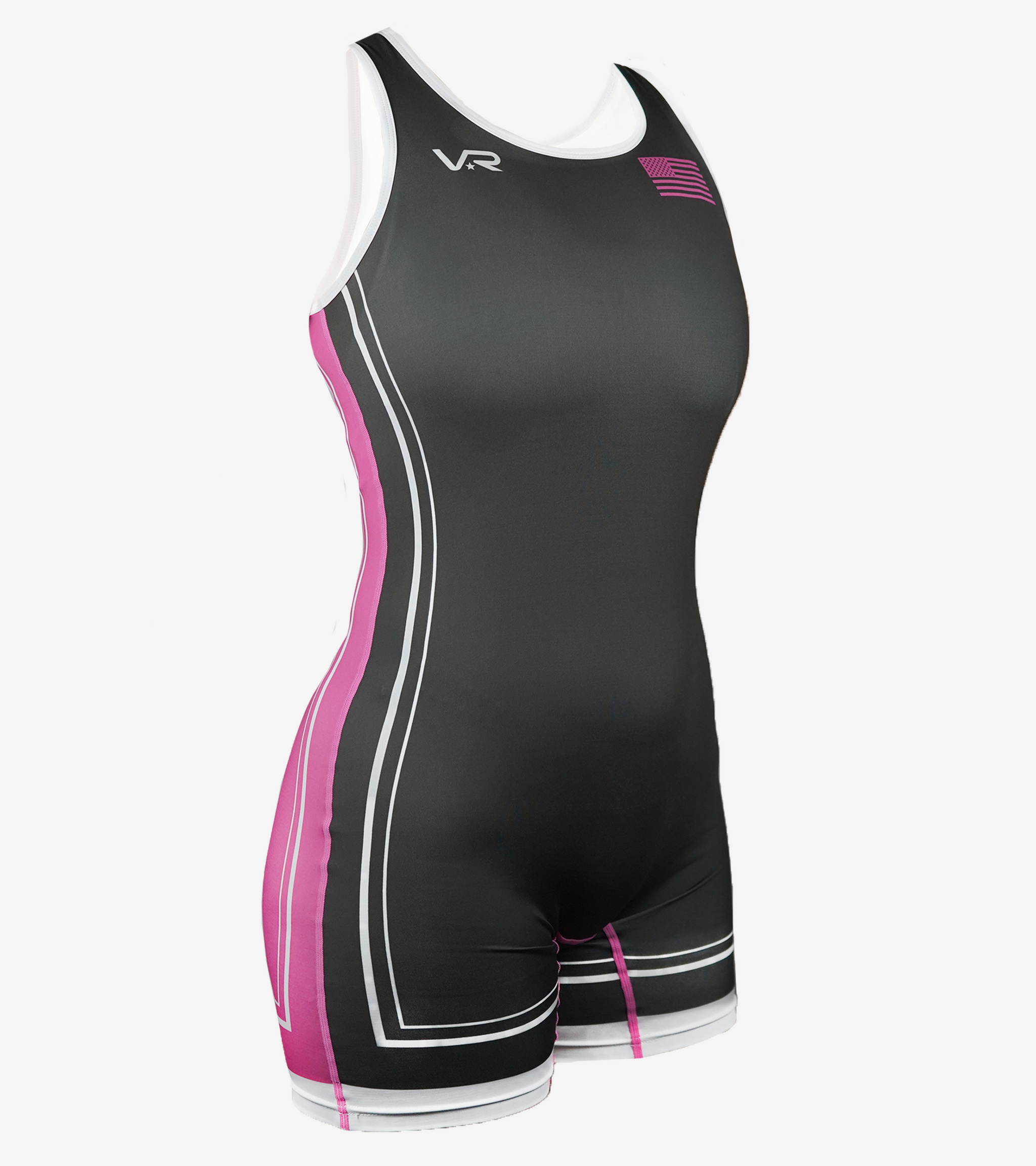 Women's Wrestling Singlet- Freedom Pink