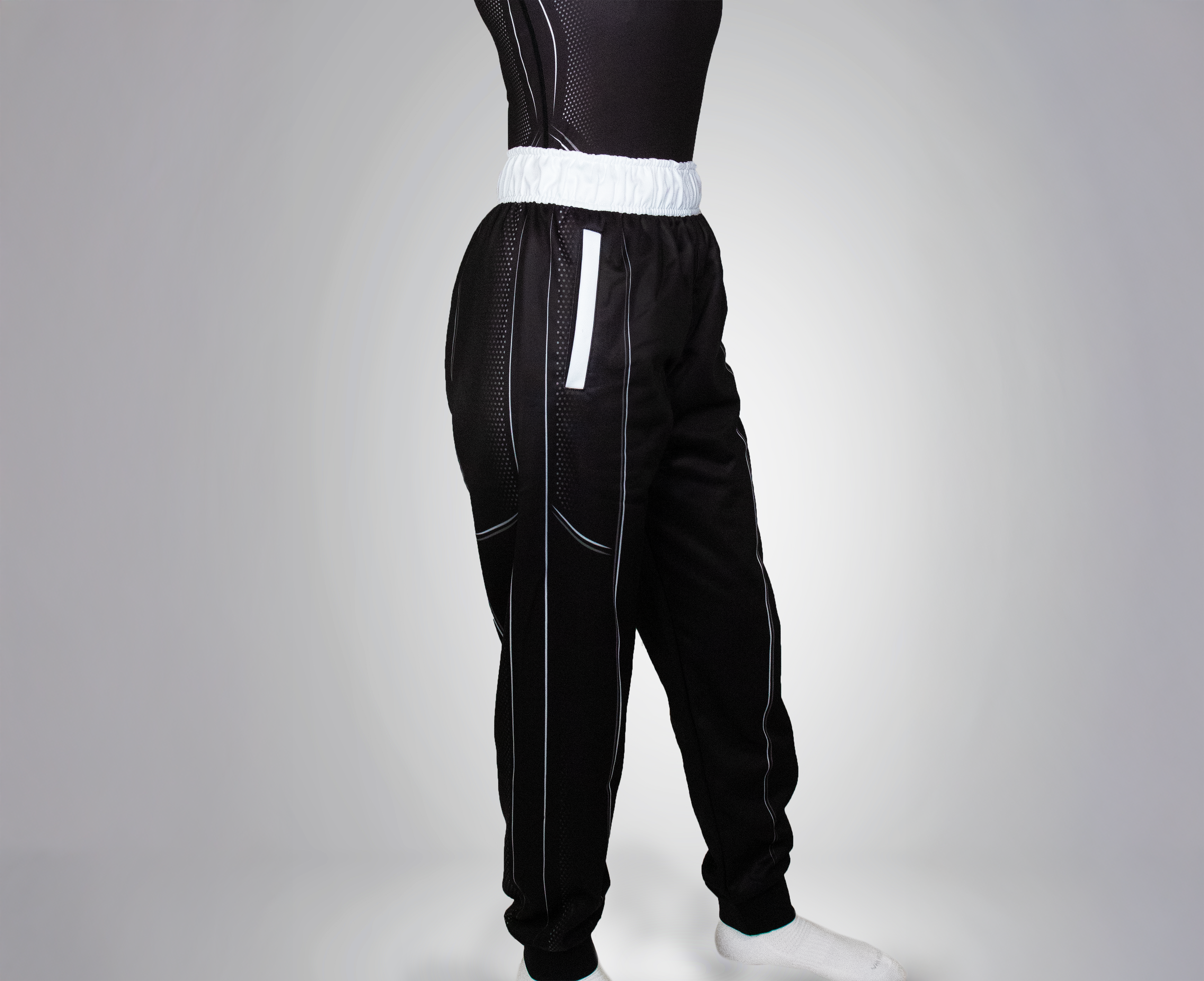 Women's Wrestling Warm Up Jogger- Sketch- Black