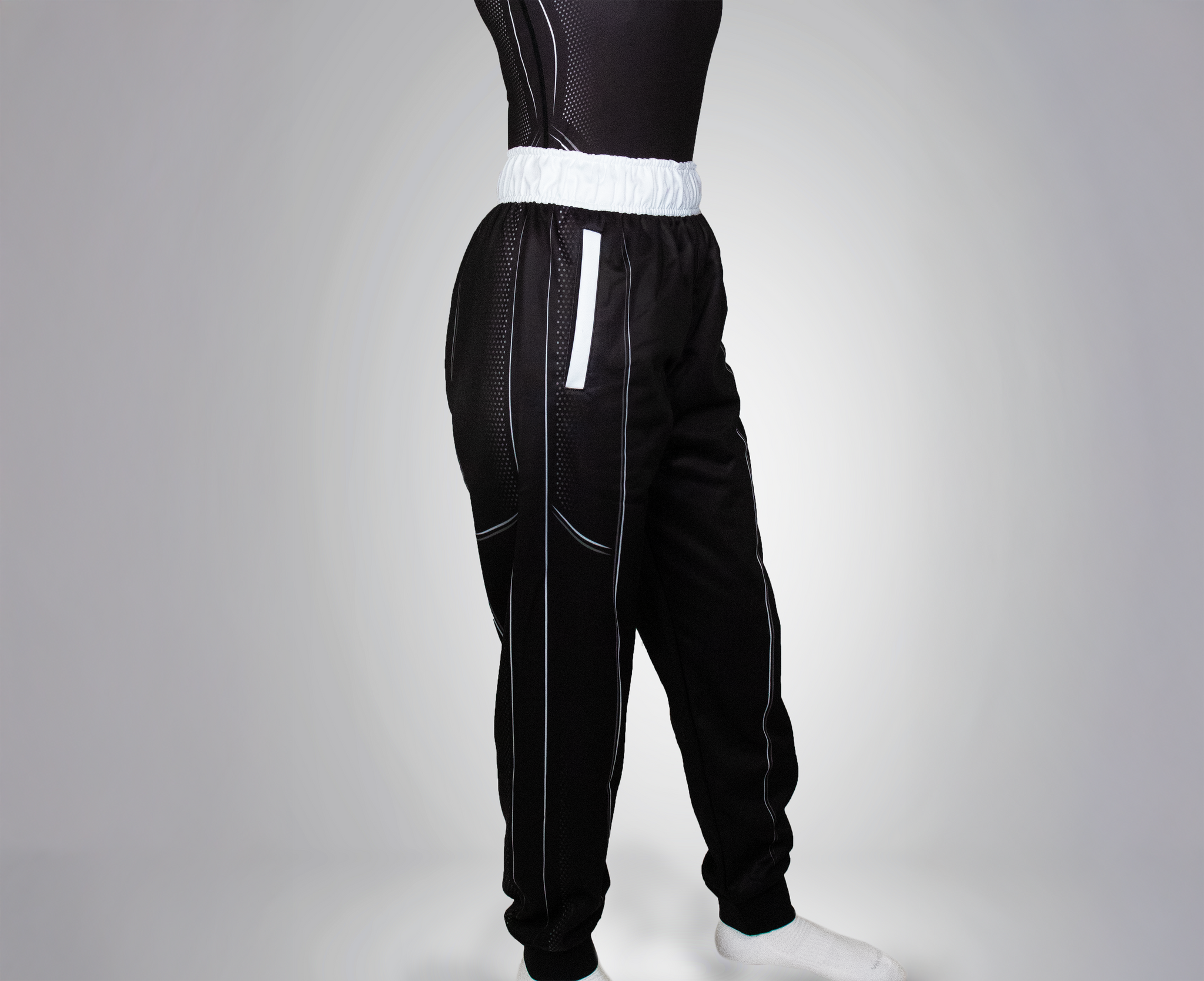 Women's Wrestling Warm Up Jogger- Sketch- Black