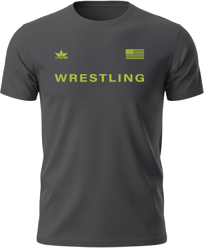 Freedom Wrestling Unisex T-Shirt (Charcoal)