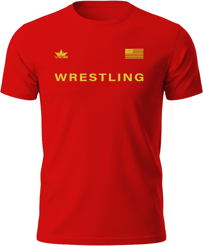 Freedom Wrestling Unisex T-Shirt (Red)