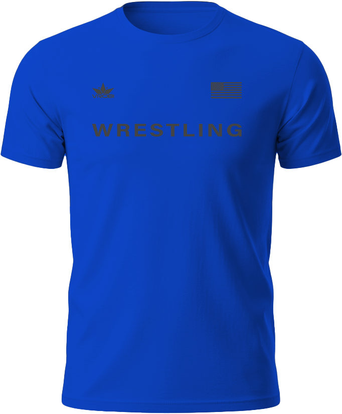 Freedom Wrestling Unisex T-Shirt (Royal Blue)