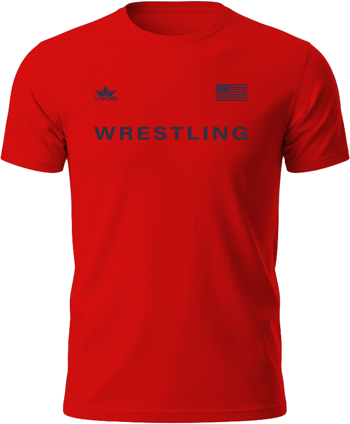 Freedom Wrestling Unisex T-Shirt (Red)