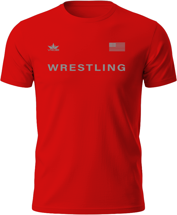 Freedom Wrestling Unisex T-Shirt (Red)