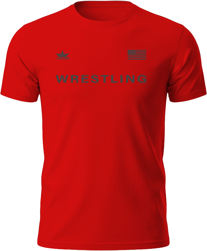 Freedom Wrestling Unisex T-Shirt (Red)