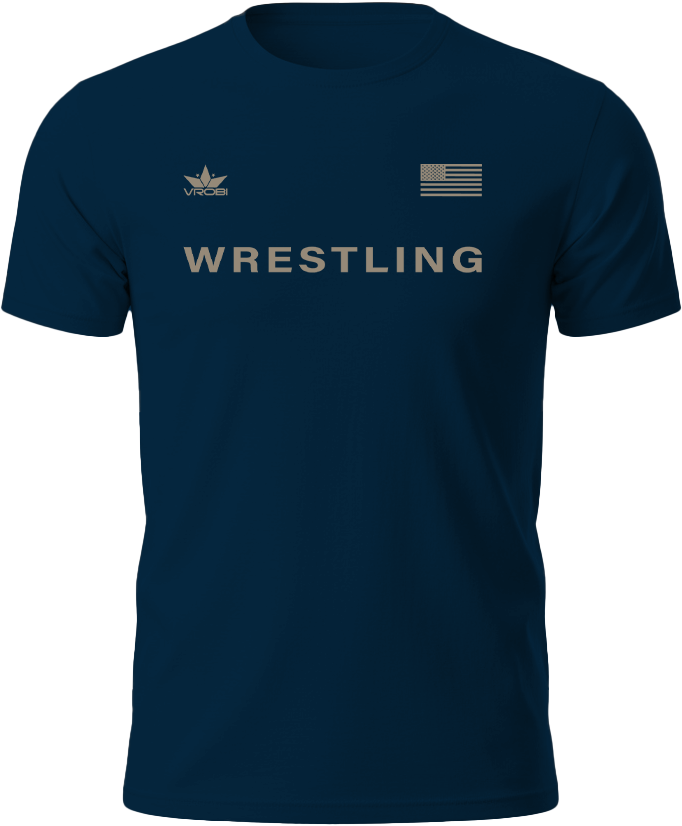 Freedom Wrestling Unisex T-Shirt (Navy)