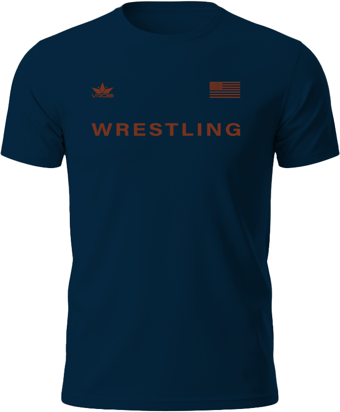 Freedom Wrestling Unisex T-Shirt (Navy)