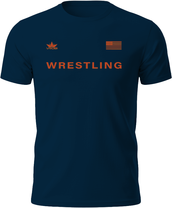 Freedom Wrestling Unisex T-Shirt (Navy)