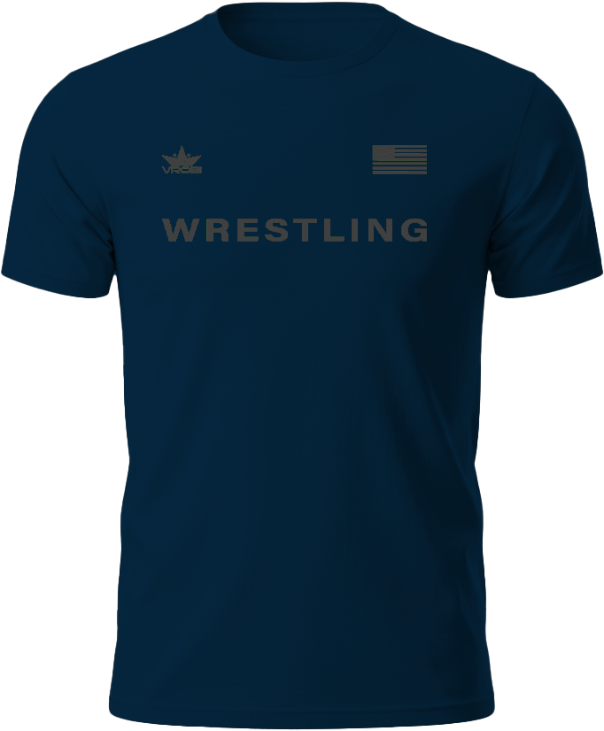 Freedom Wrestling Unisex T-Shirt (Navy)
