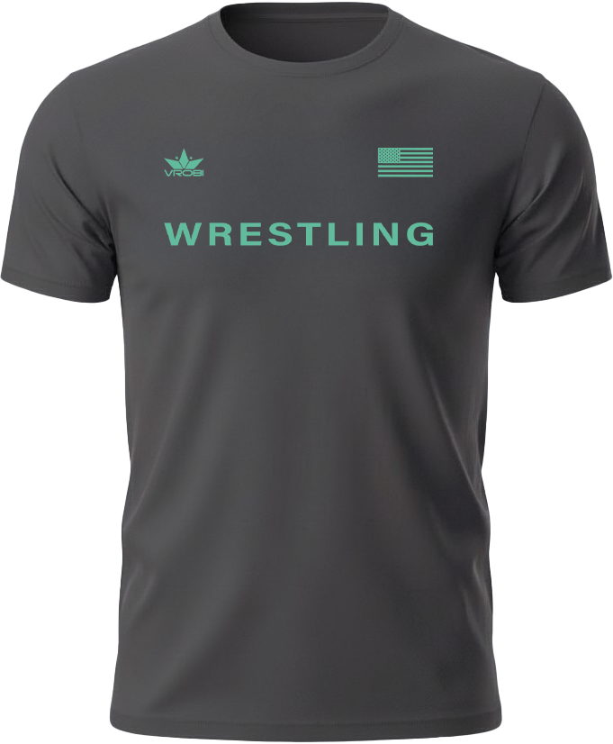 Freedom Wrestling Unisex T-Shirt (Charcoal)