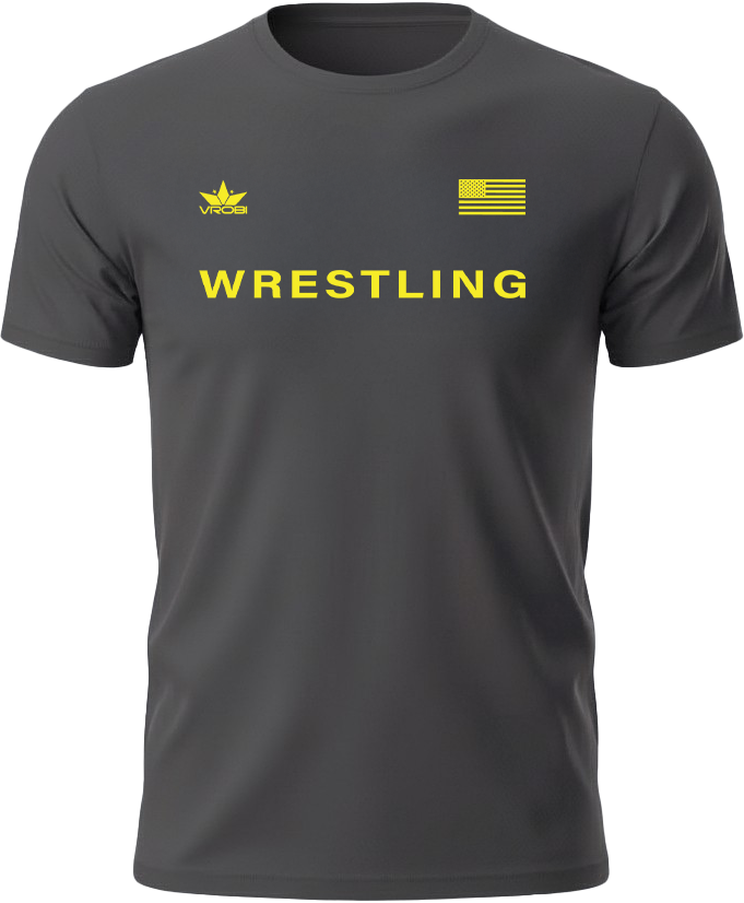 Freedom Wrestling Unisex T-Shirt (Charcoal)