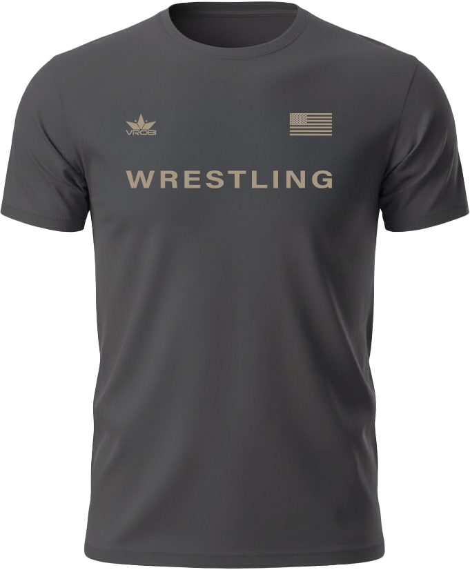 Freedom Wrestling Unisex T-Shirt (Charcoal)