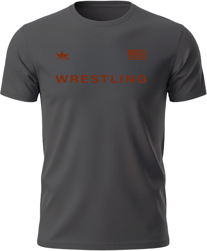 Freedom Wrestling Unisex T-Shirt (Charcoal)
